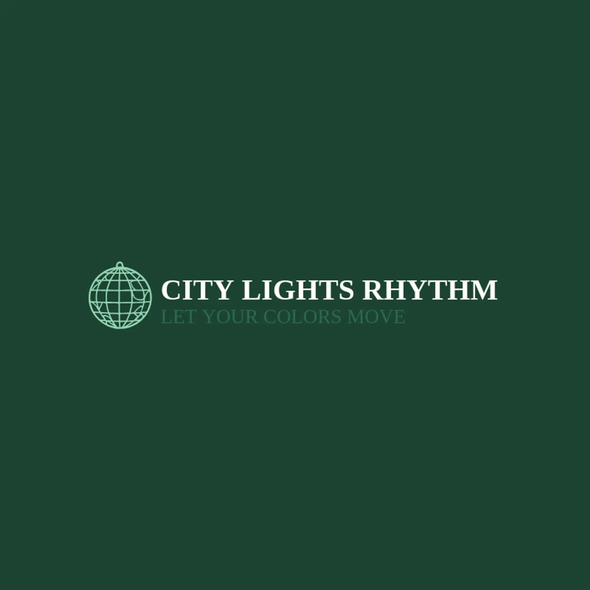 City Lights Rhythm logo for disco