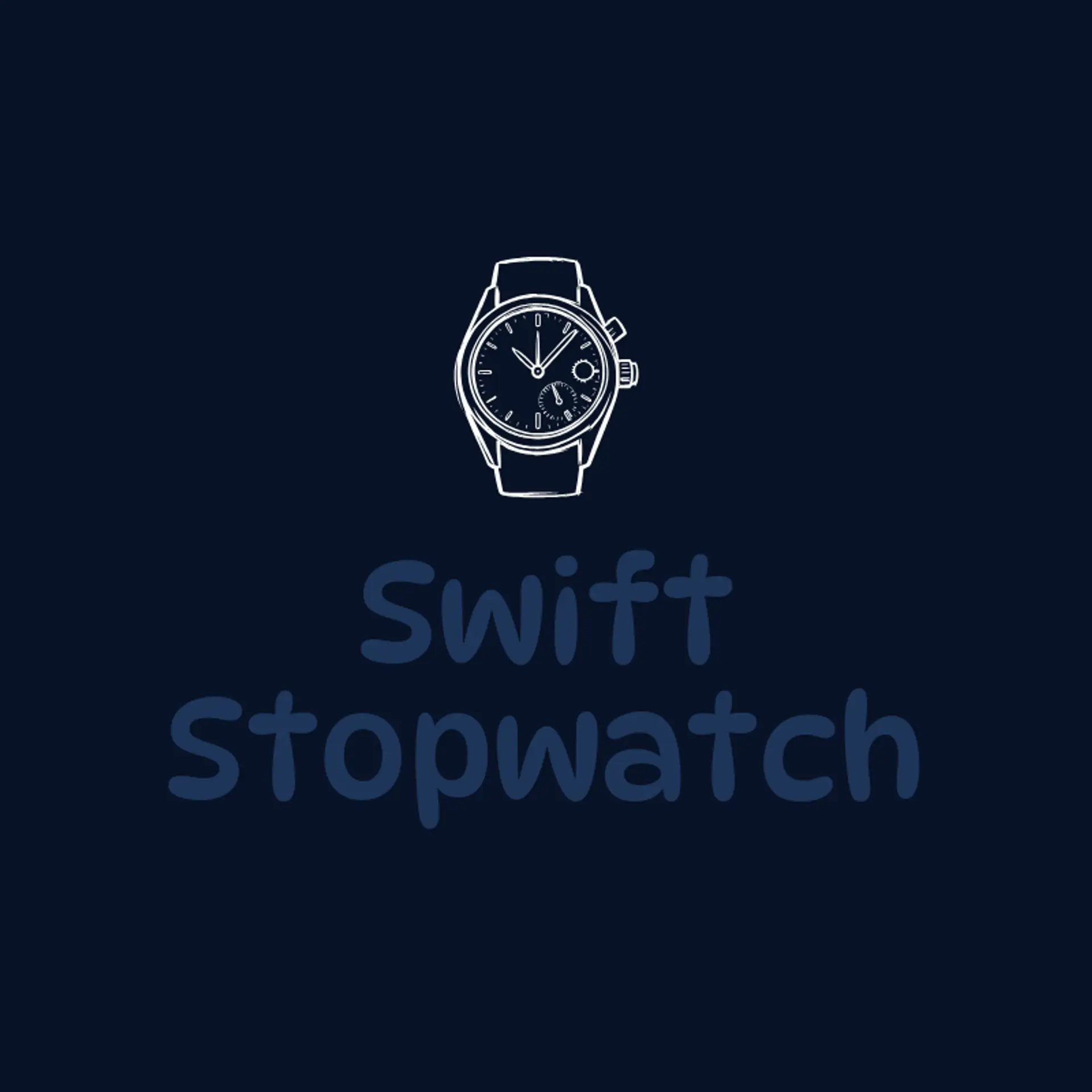 Swift Stopwatch logo for watch