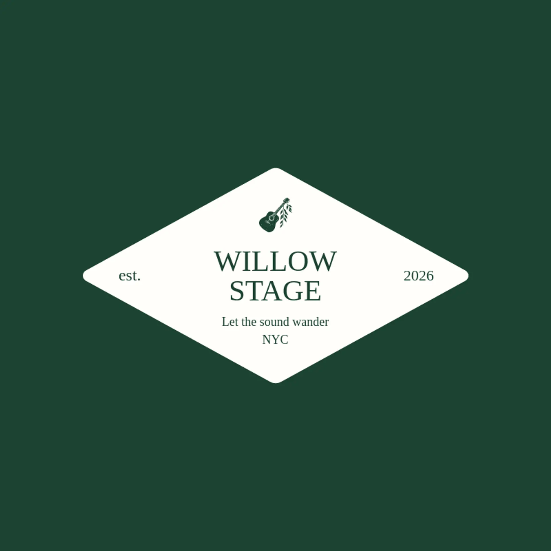 Willow Stage logo for concert