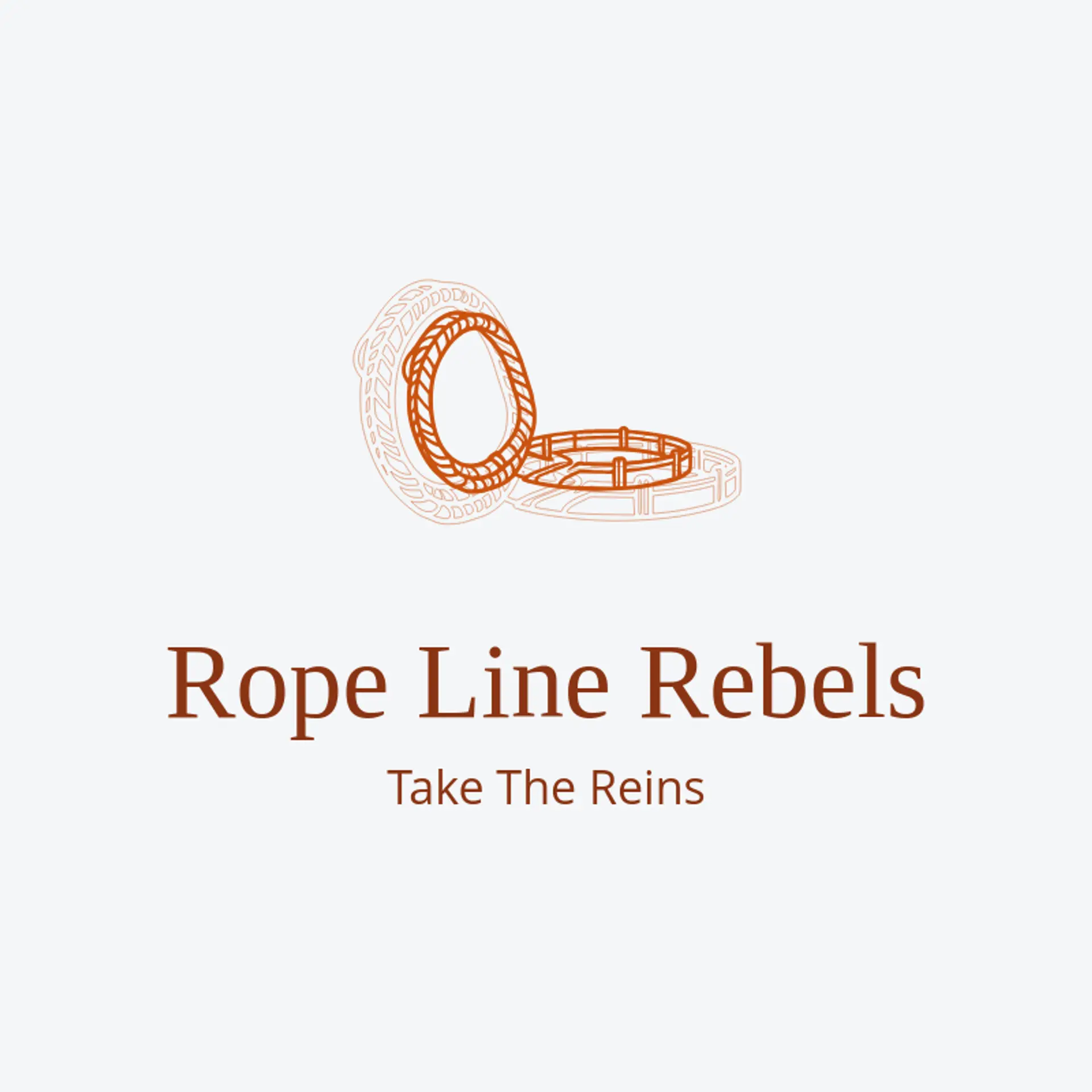 Rope Line Rebels logo for outlaw