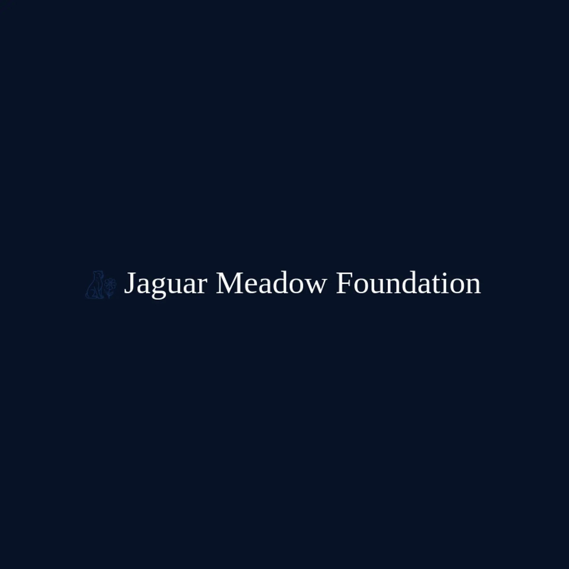 Jaguar Meadow Foundation logo for jaguar