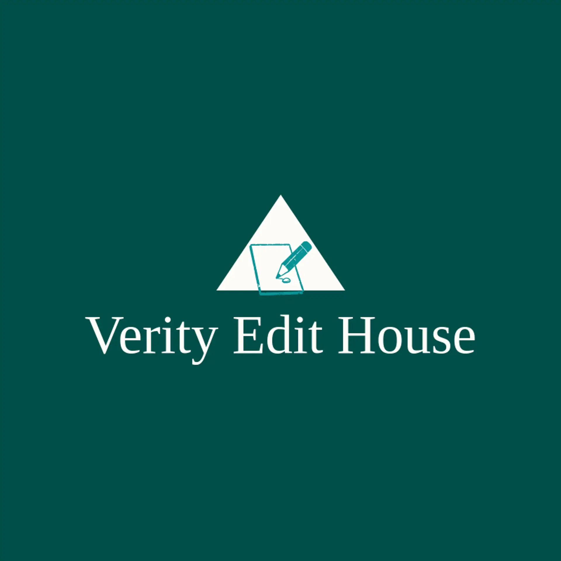 Verity Edit House logo for editor