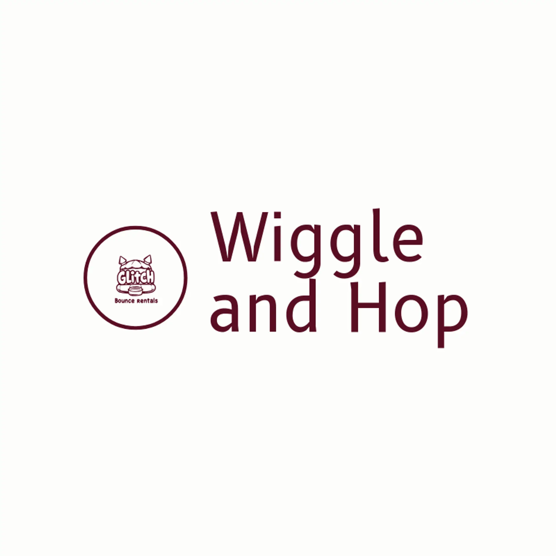 Wiggle and Hop logo for Bounce