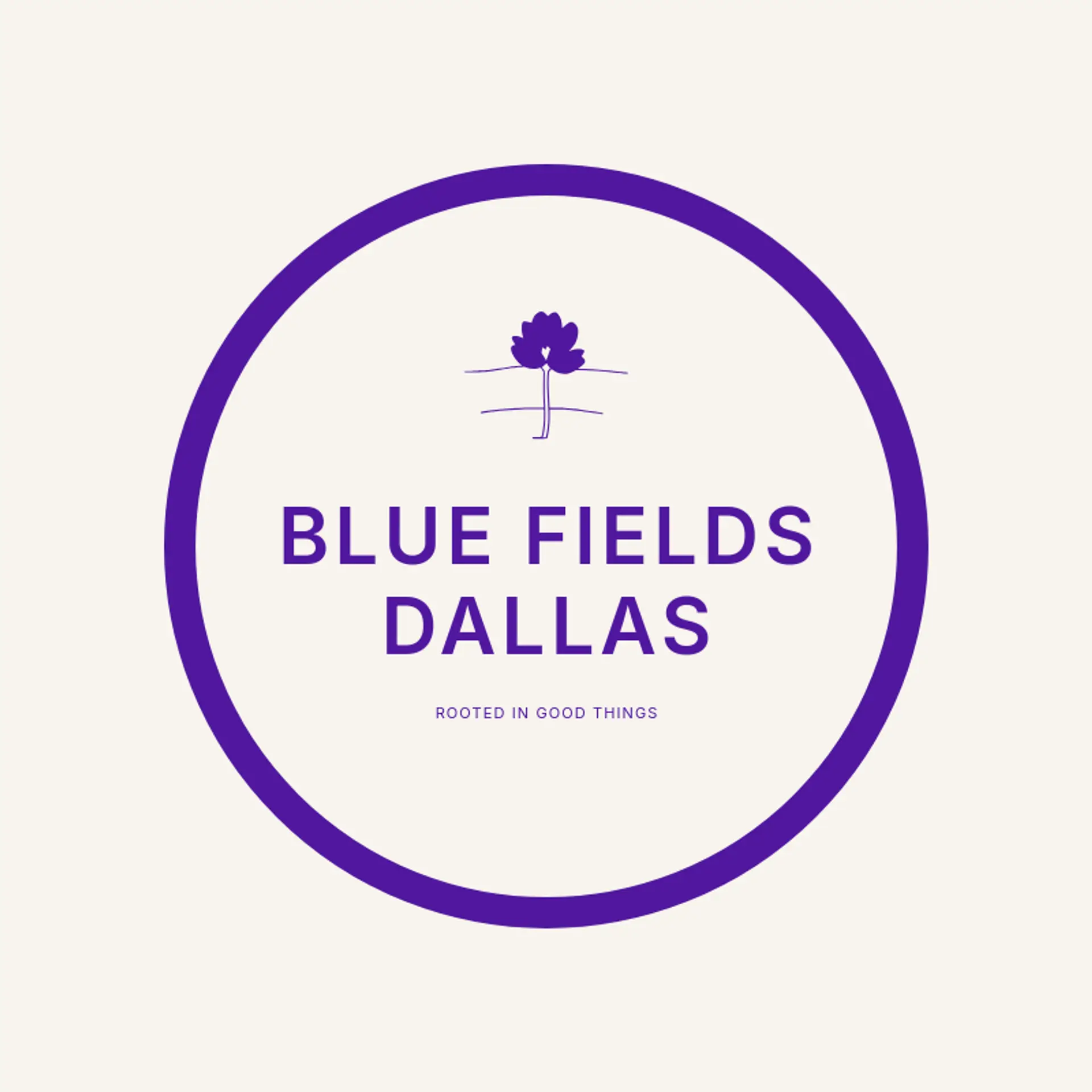 Blue Fields Dallas logo for dallas