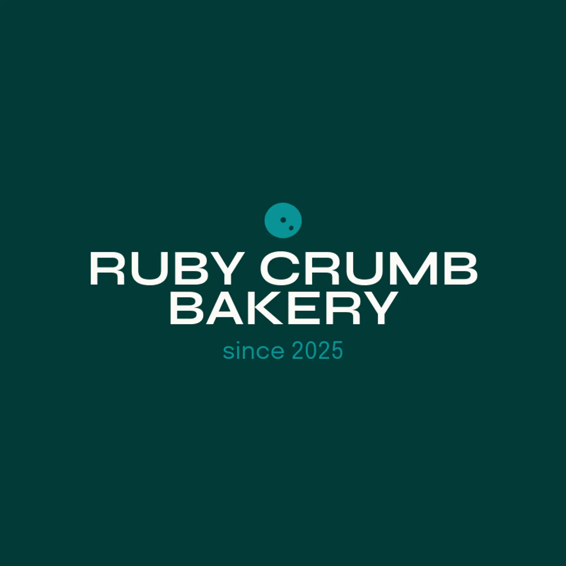 Ruby Crumb Bakery logo for cookie