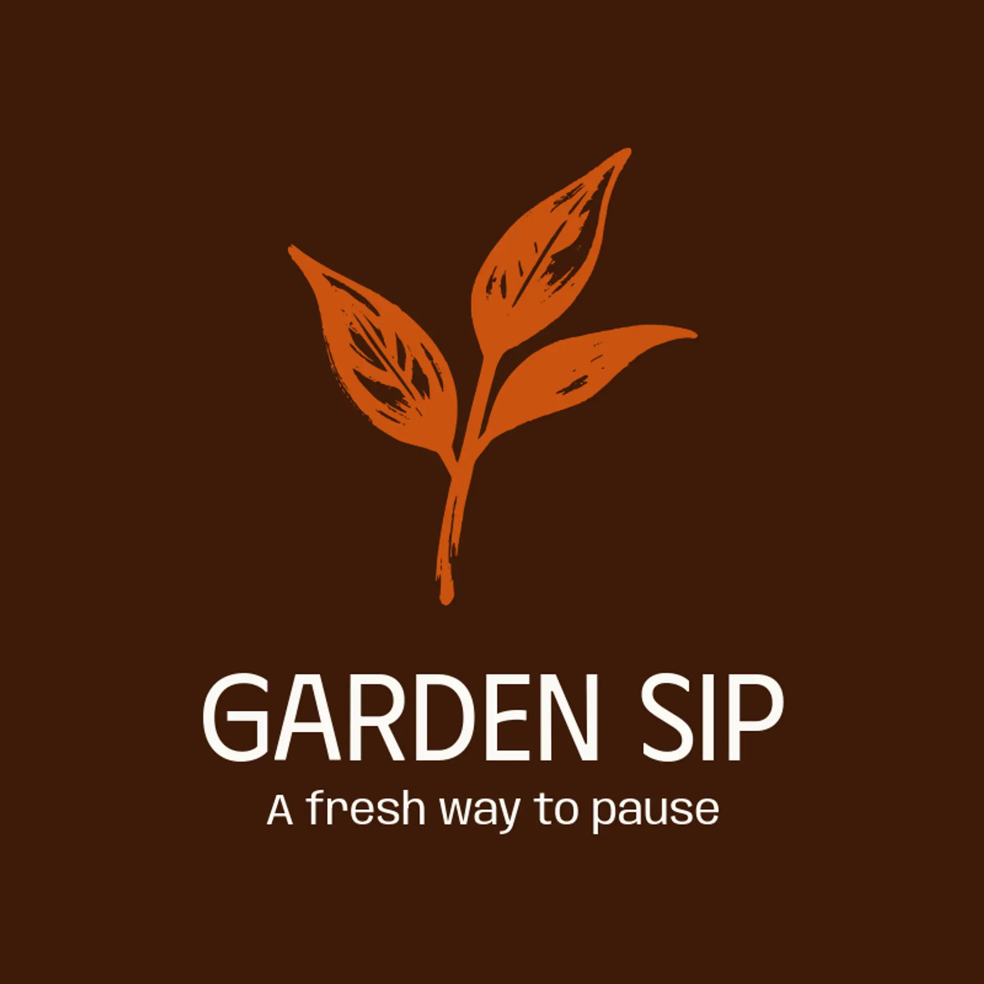 Garden Sip logo for tea