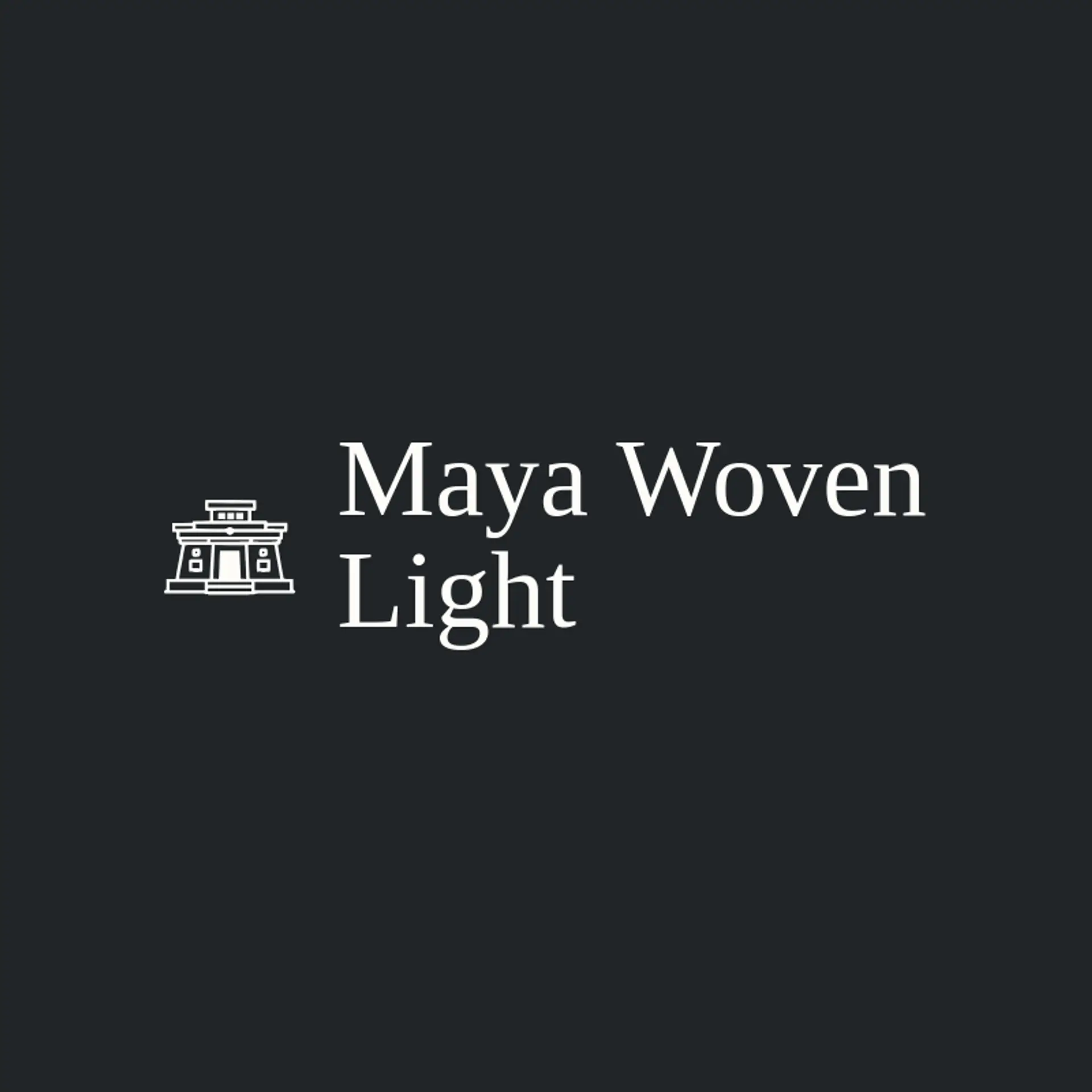 Maya Woven Light logo for maya