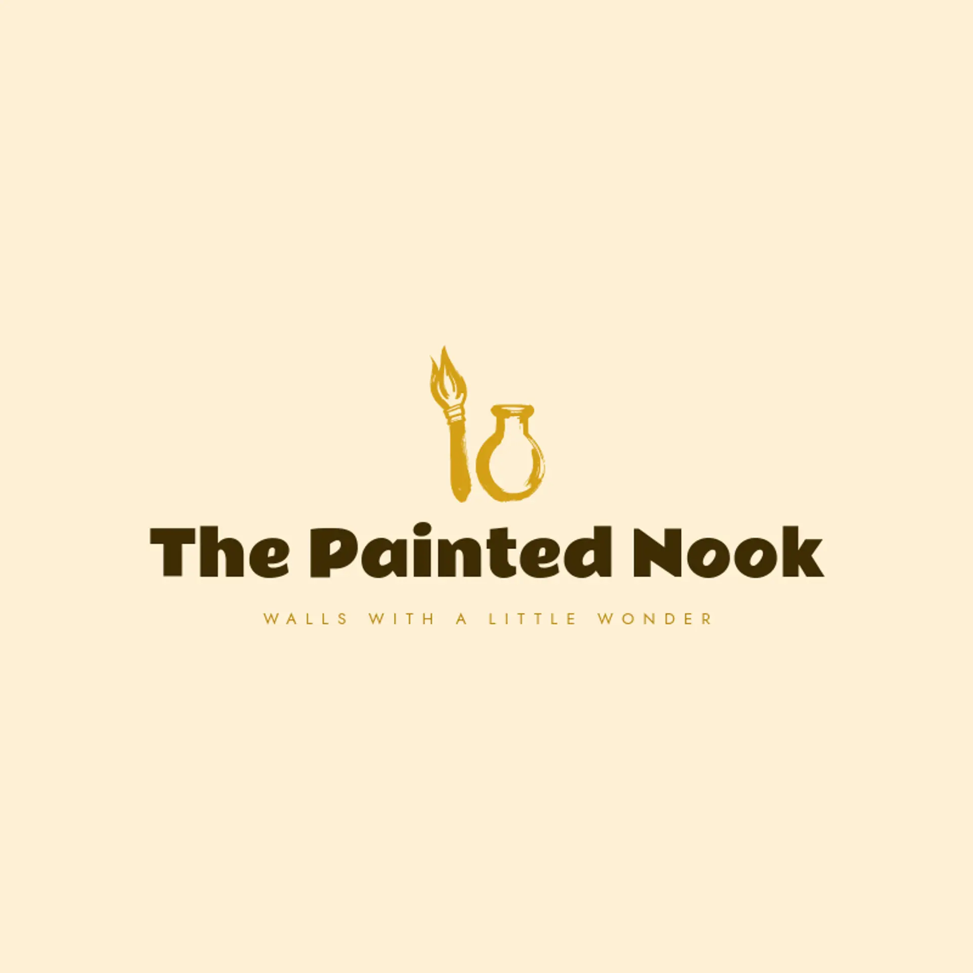 The Painted Nook logo for interior