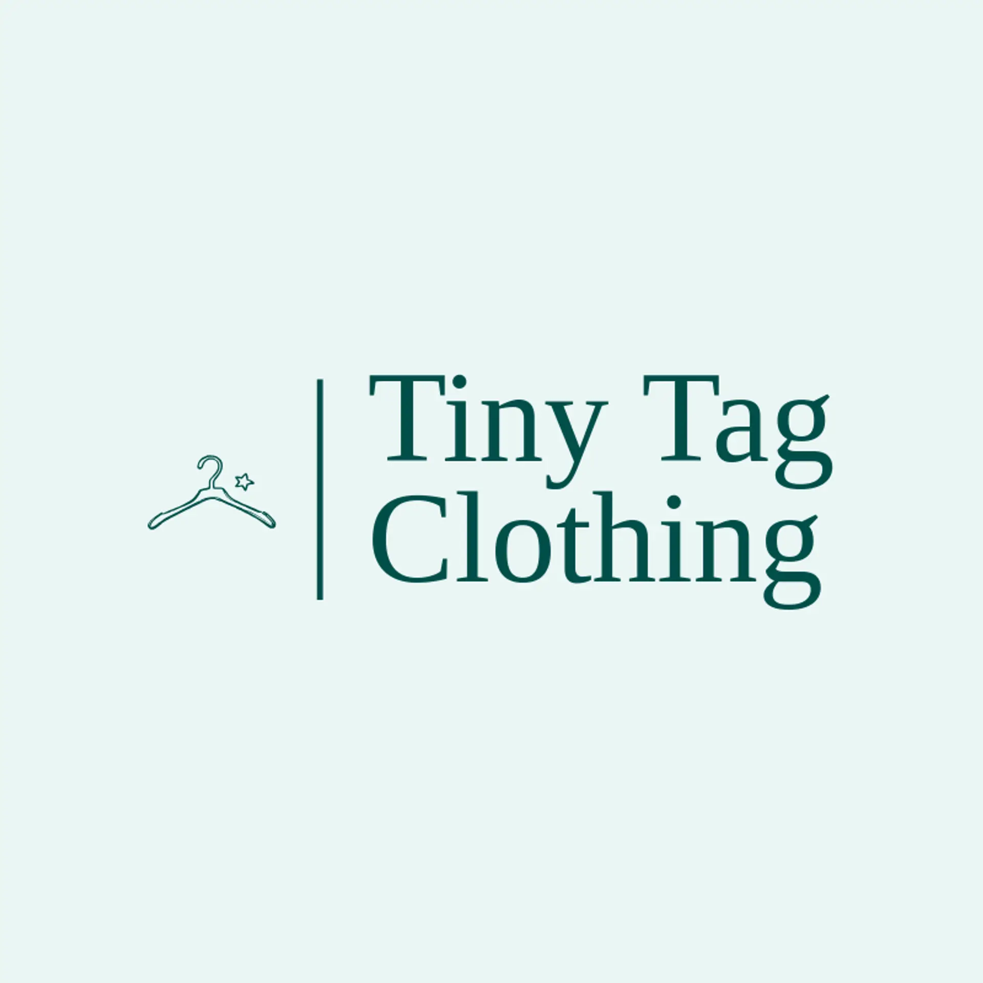 Tiny Tag Clothing logo for hanger