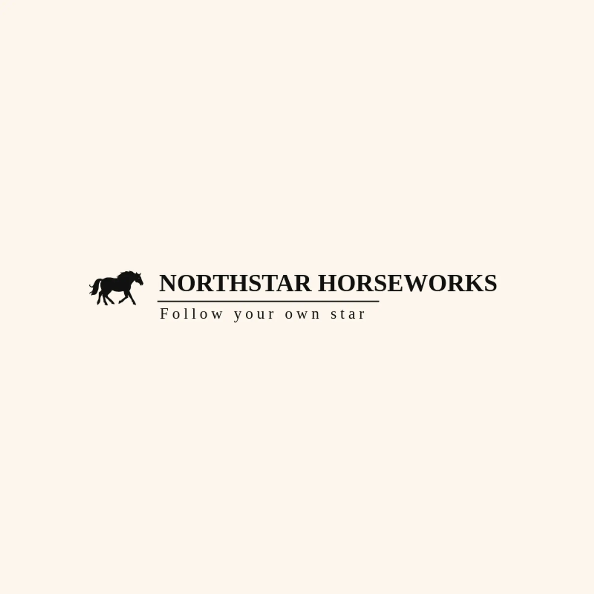 Northstar Horseworks logo for bronco