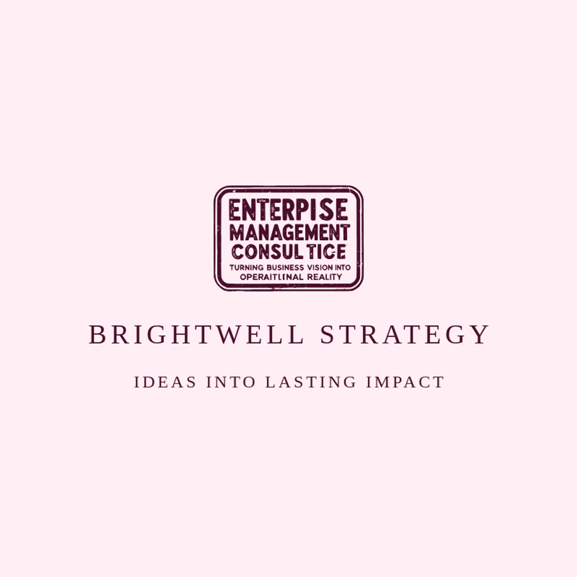 Brightwell Strategy logo for enterprise