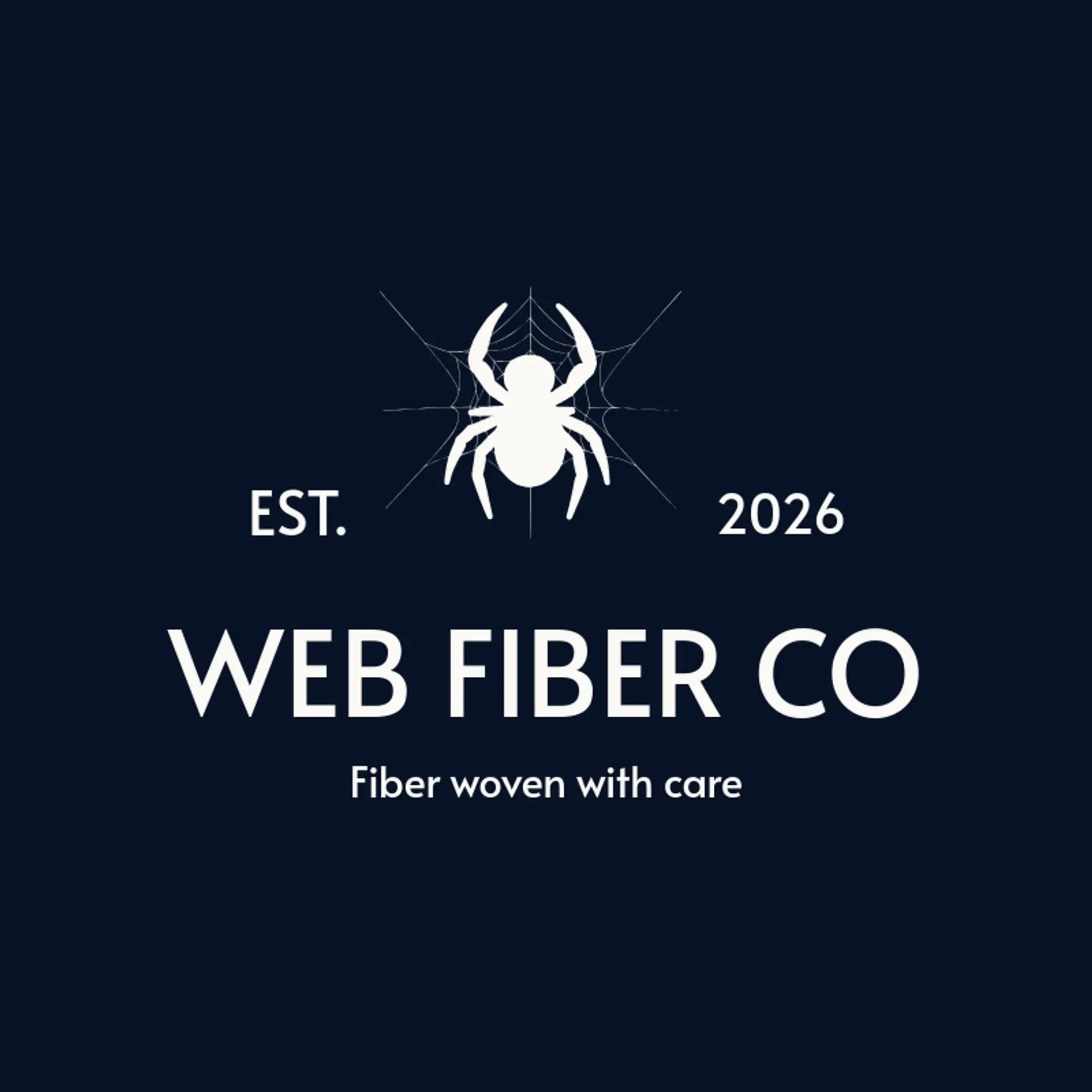 Web Fiber Co logo for spider