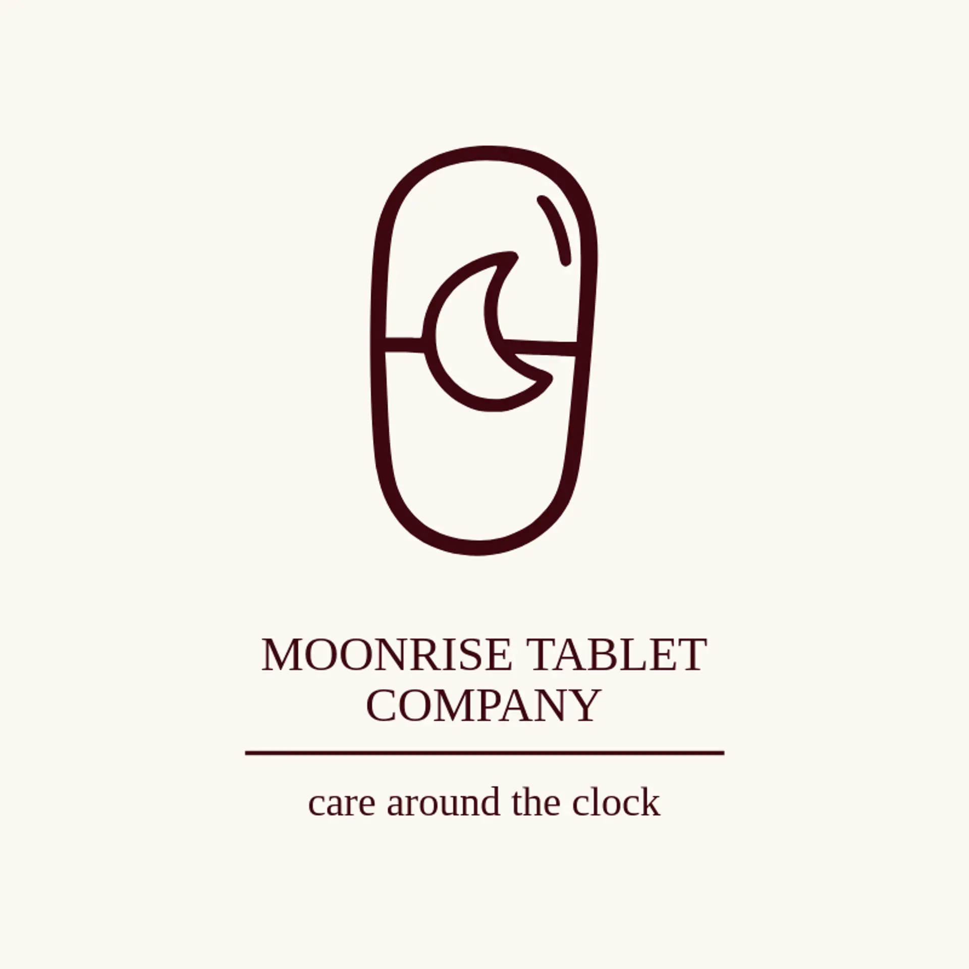 Moonrise Tablet Company logo for pill