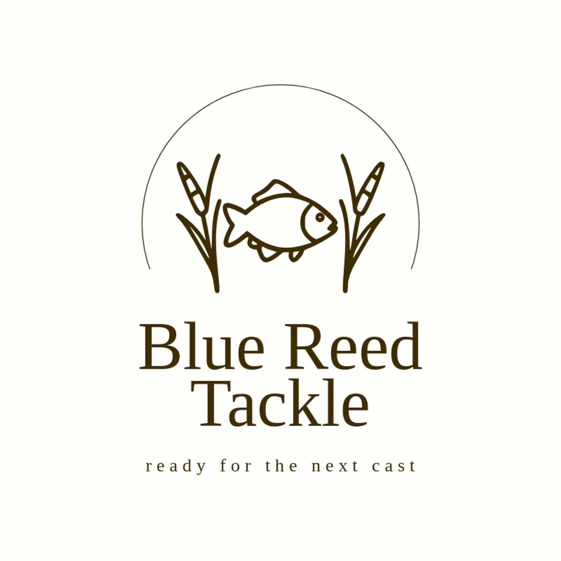 Blue Reed Tackle logo for carp