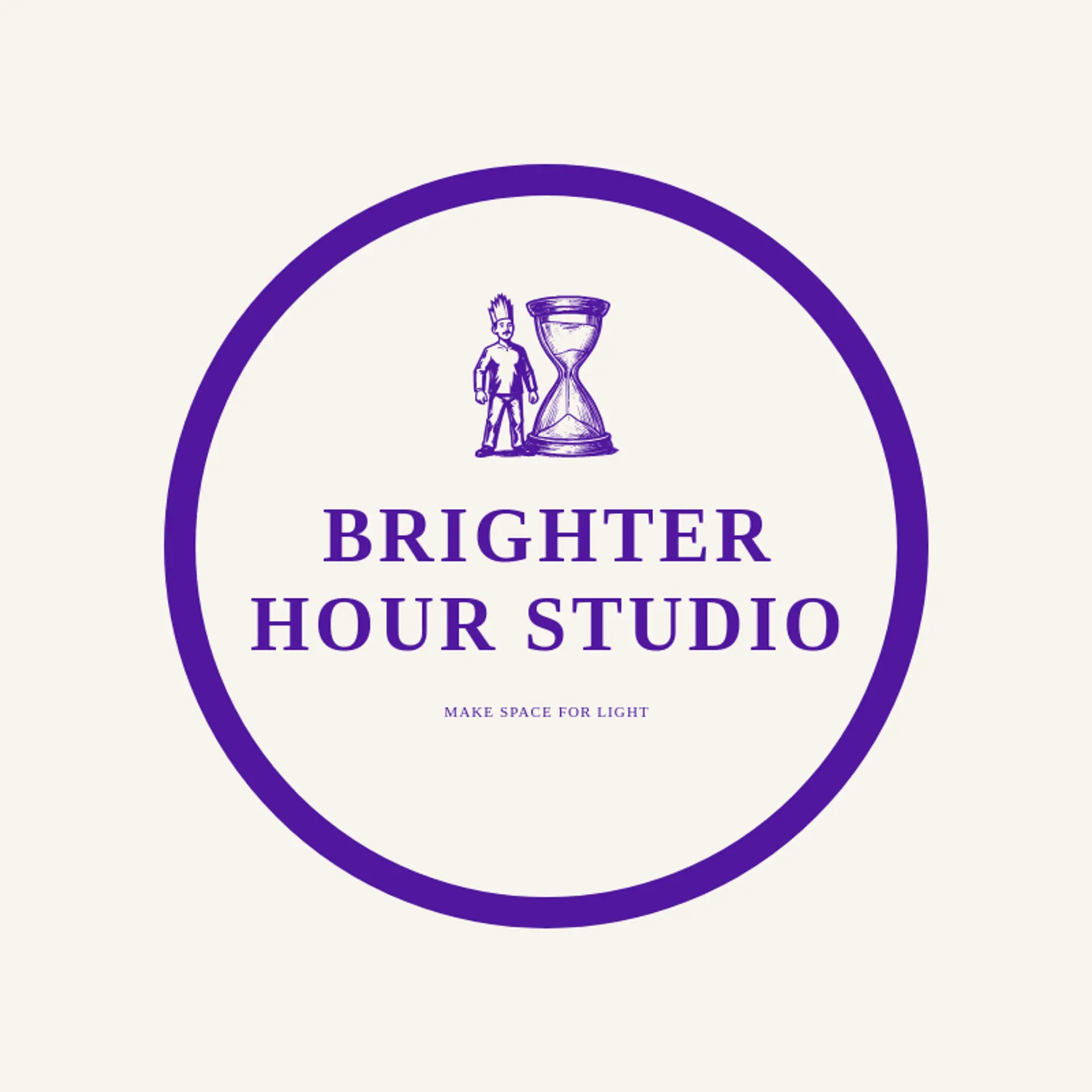 Brighter Hour Studio logo for torch
