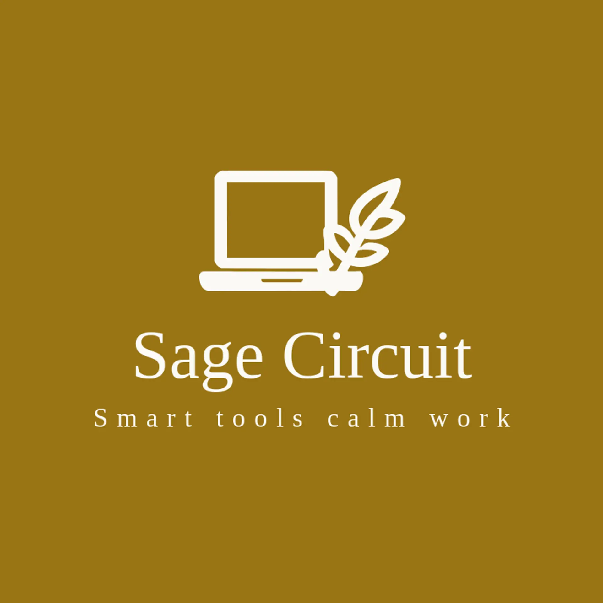 Sage Circuit logo for laptop