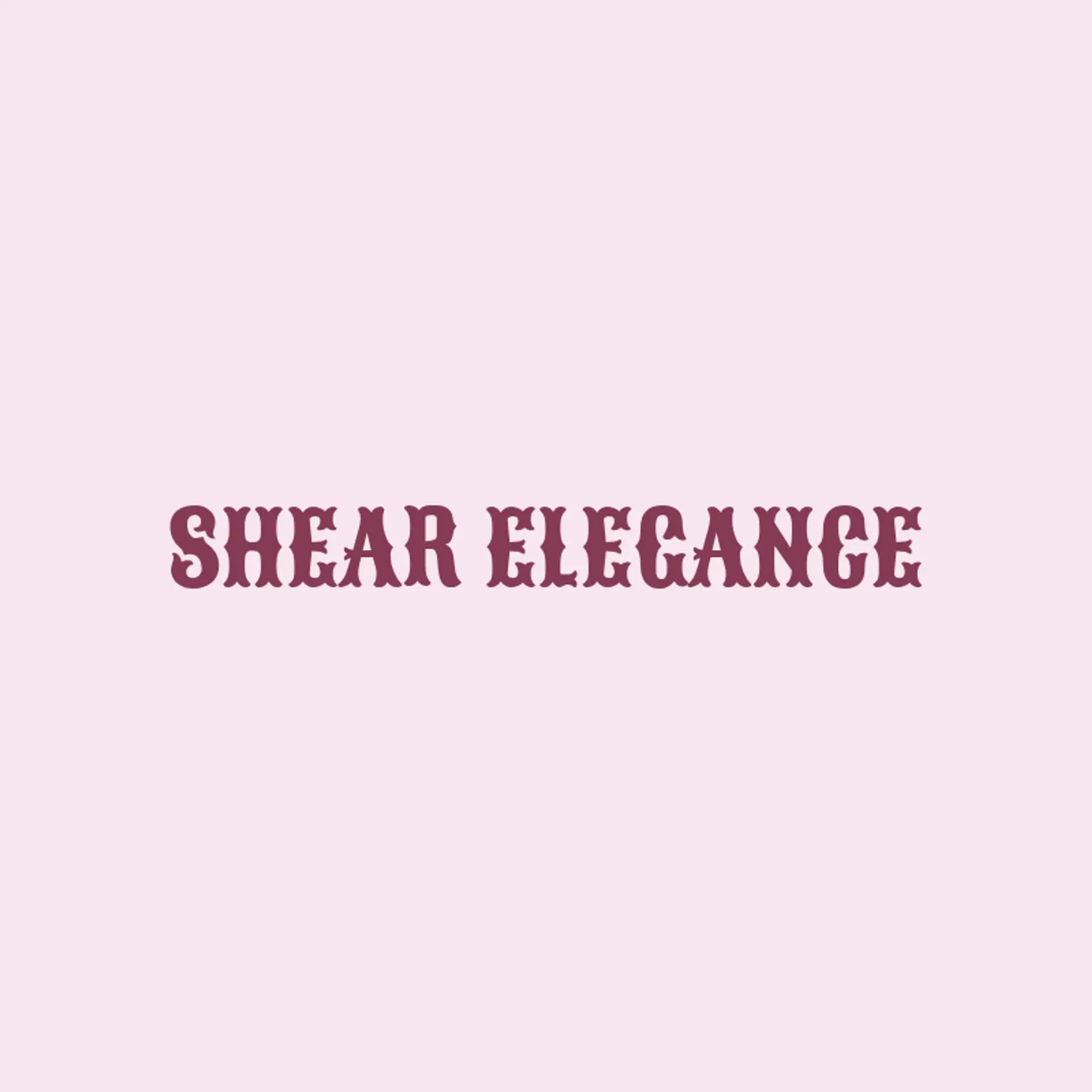 Velvet Shear logo for hair salon