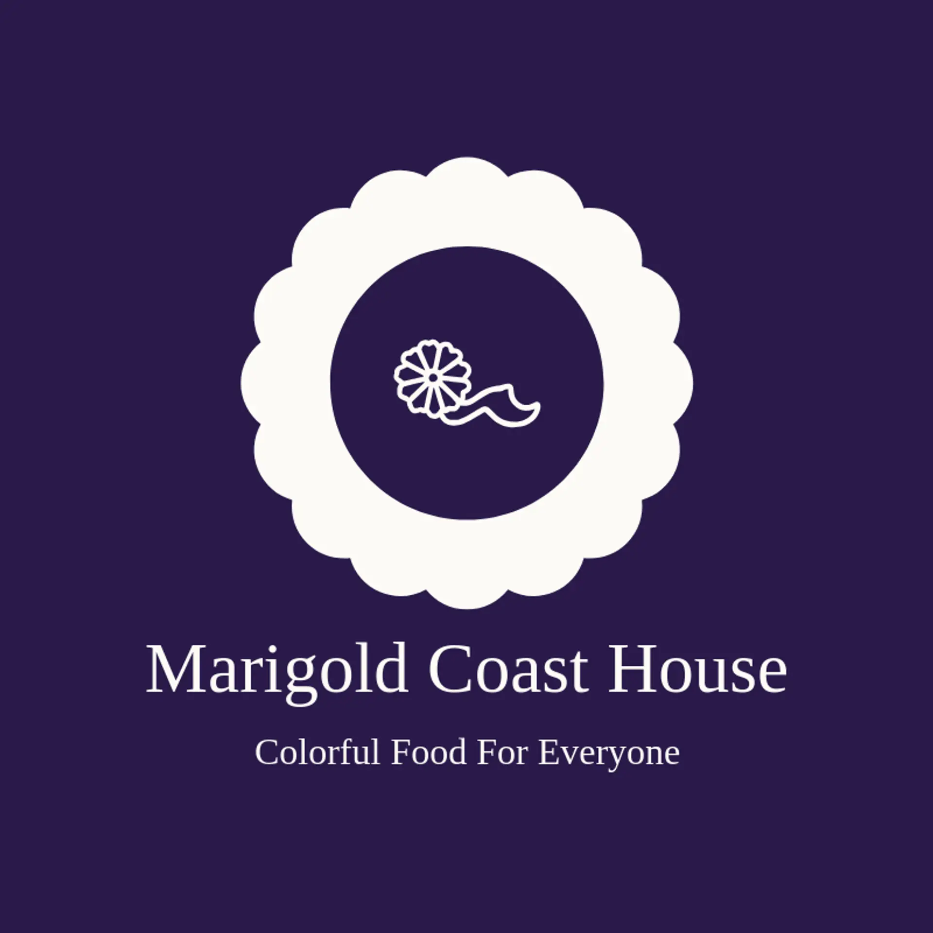 Marigold Coast House logo for mexican restaurant