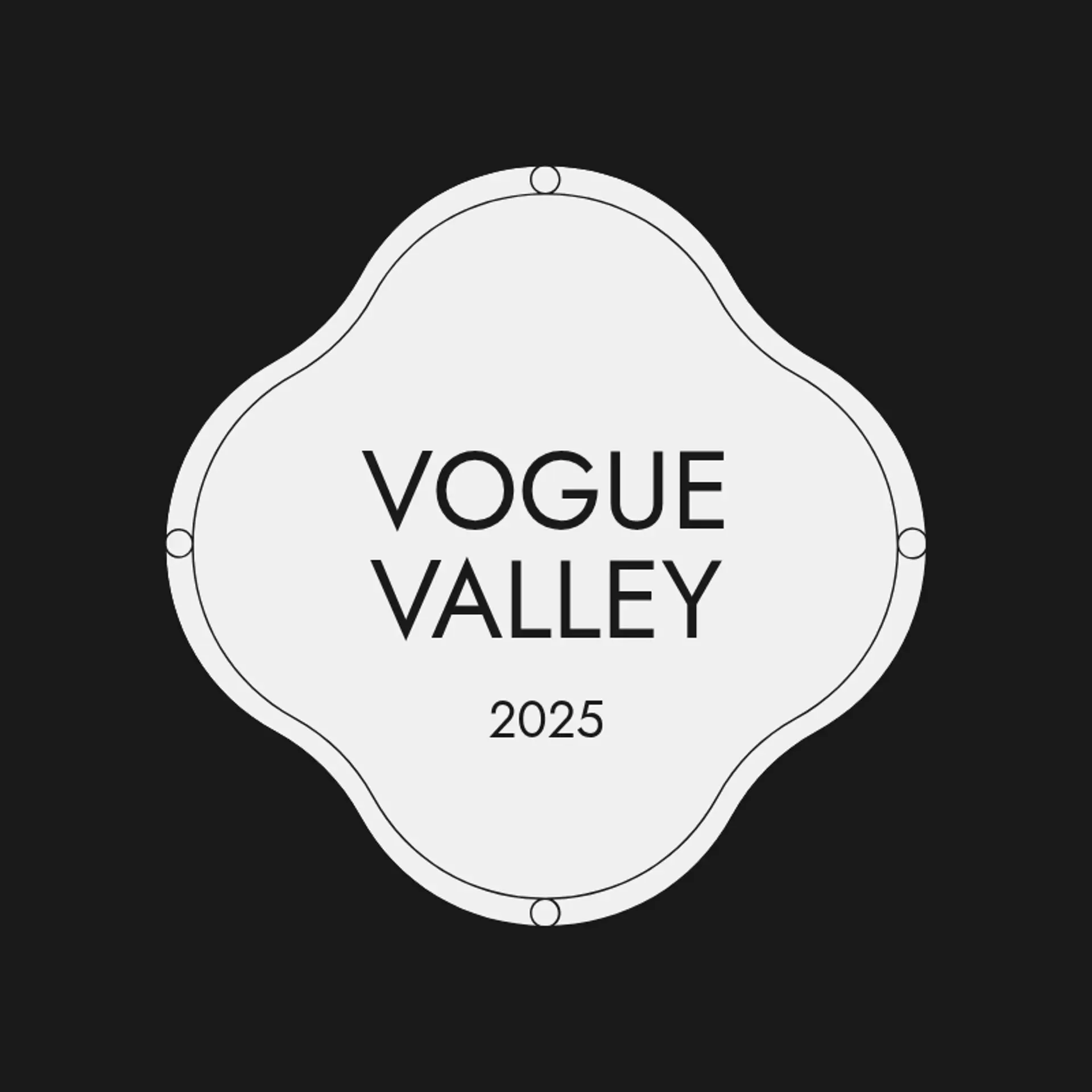 Vogue Valley logo for fashion company