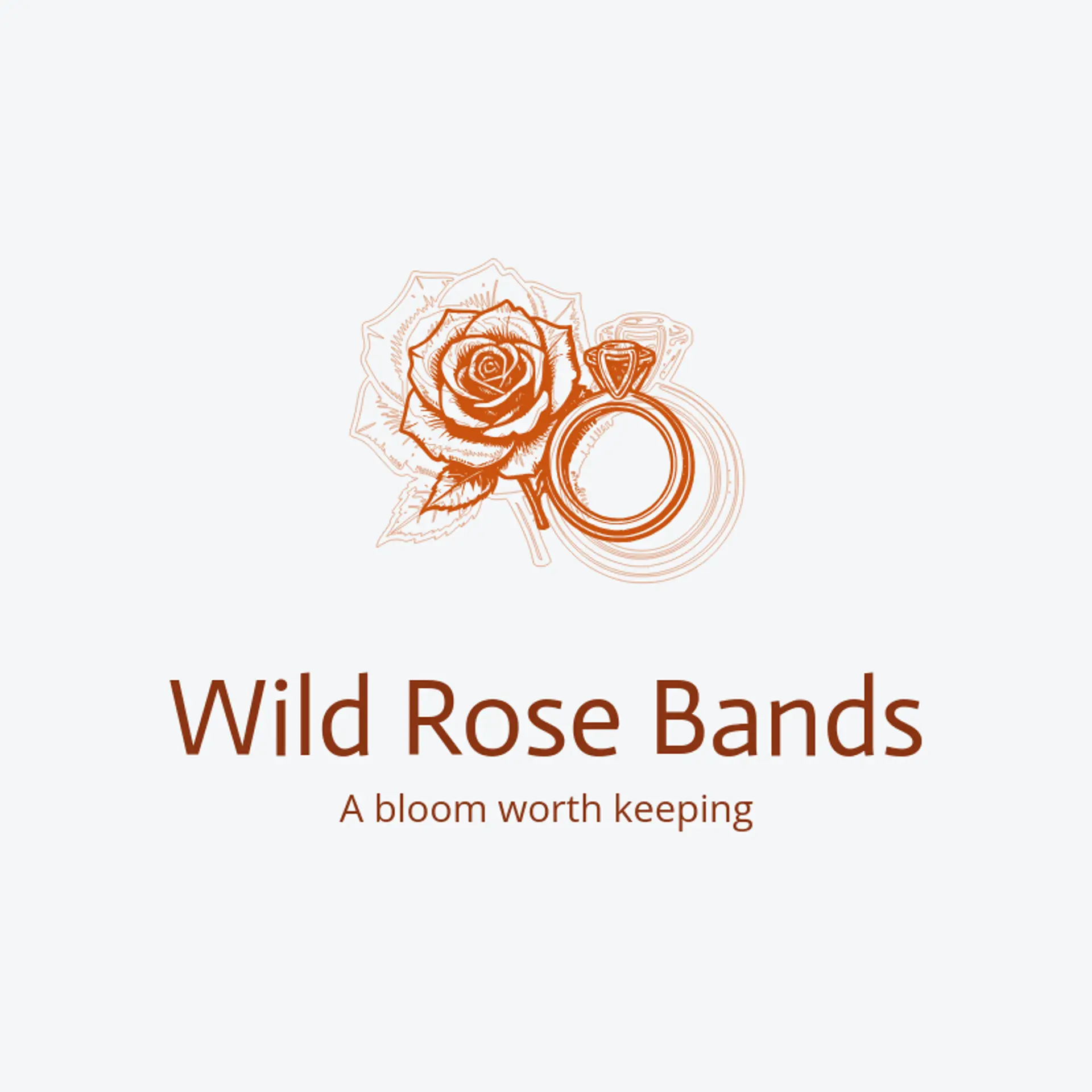 Wild Rose Bands logo for ring