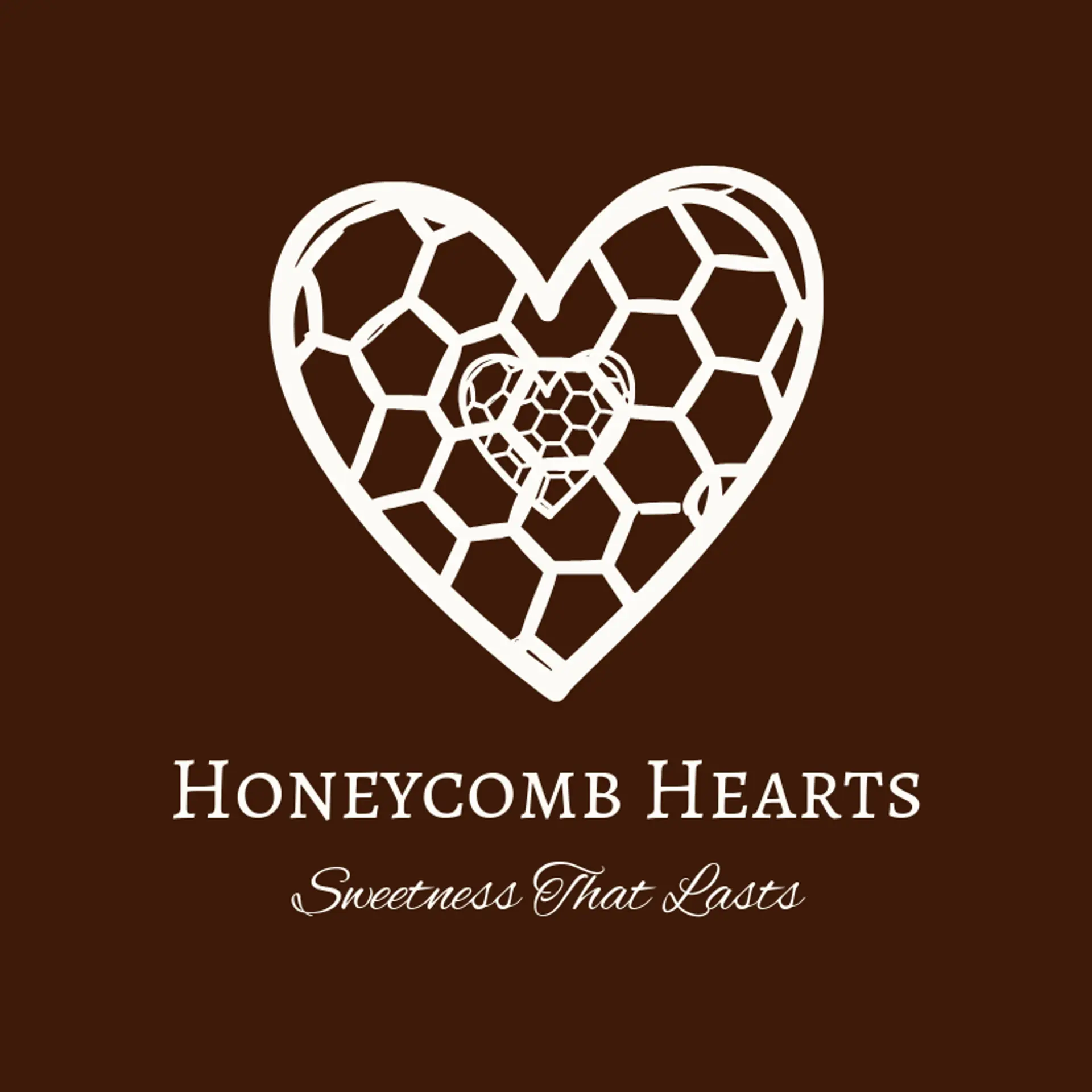 Honeycomb Hearts logo for heart