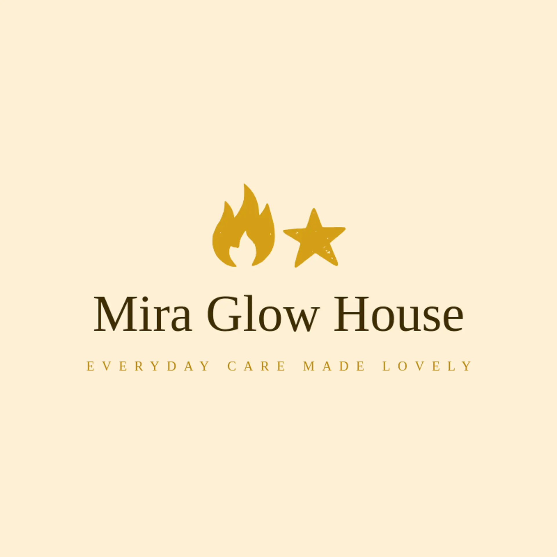 Mira Glow House logo for skincare