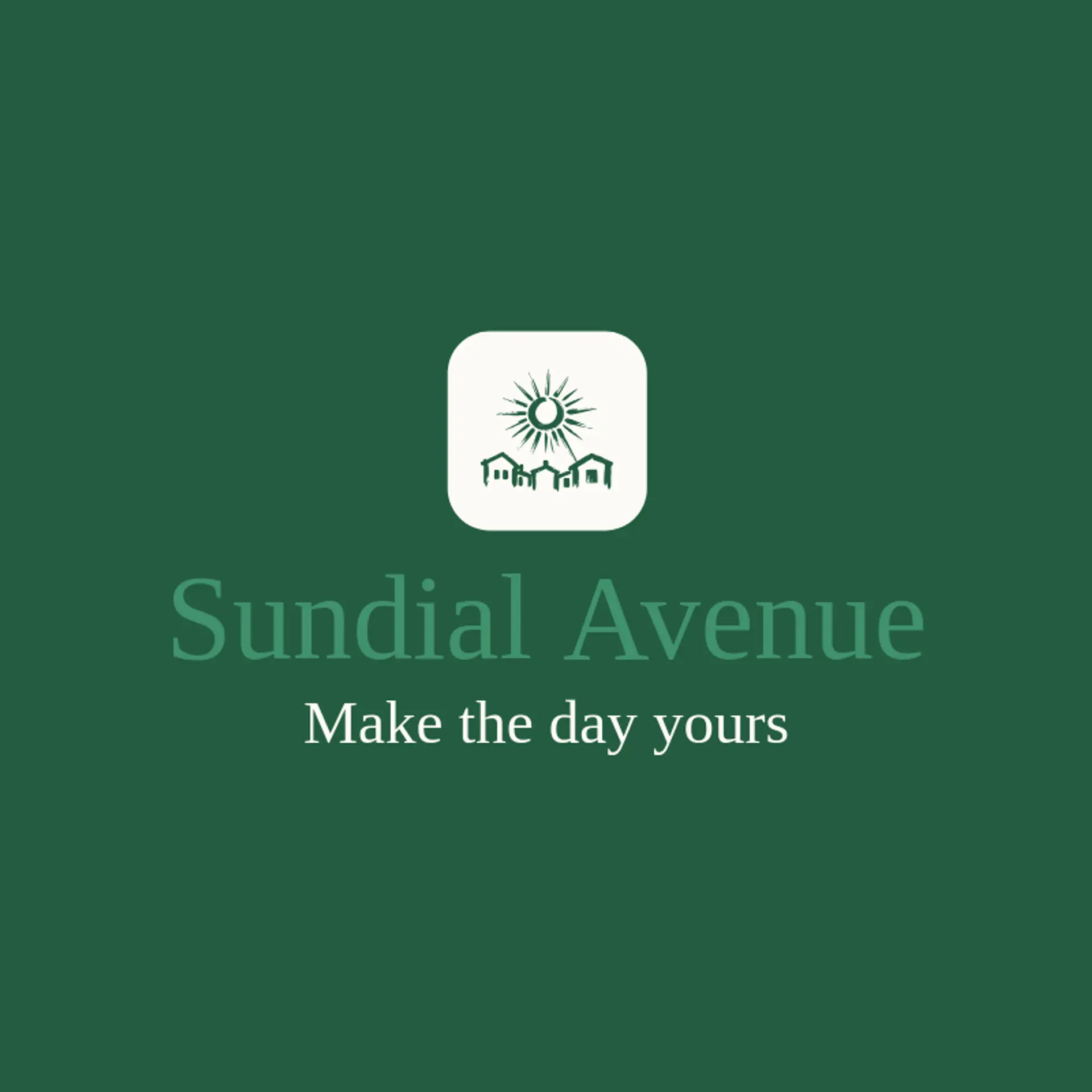Sundial Avenue logo for urban