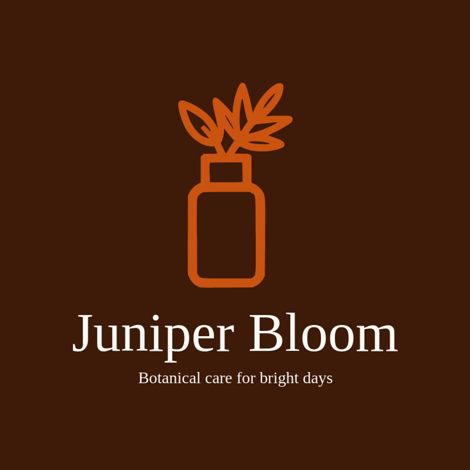 Juniper Bloom logo for cosmetics