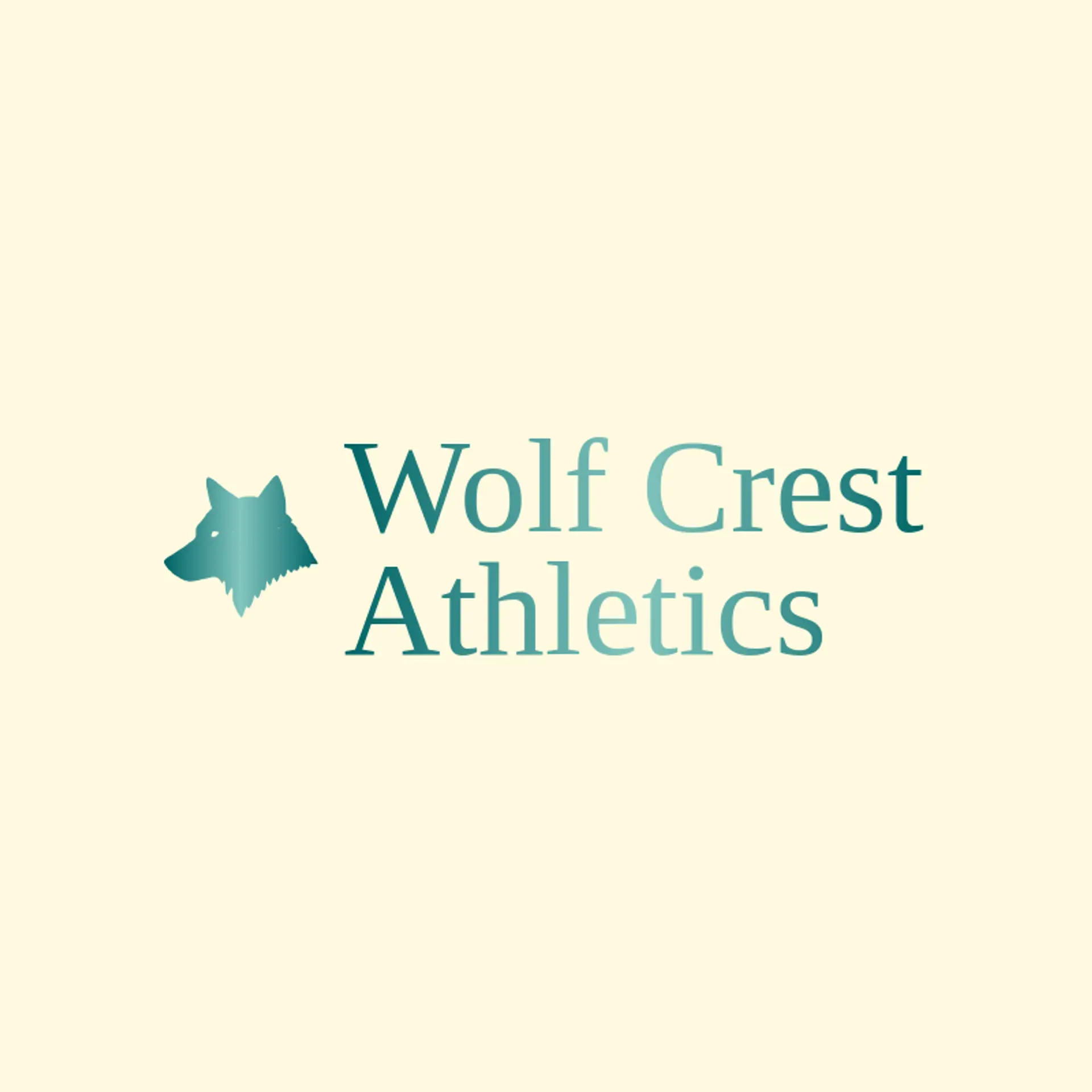 Wolf Crest Athletics logo for apex predator