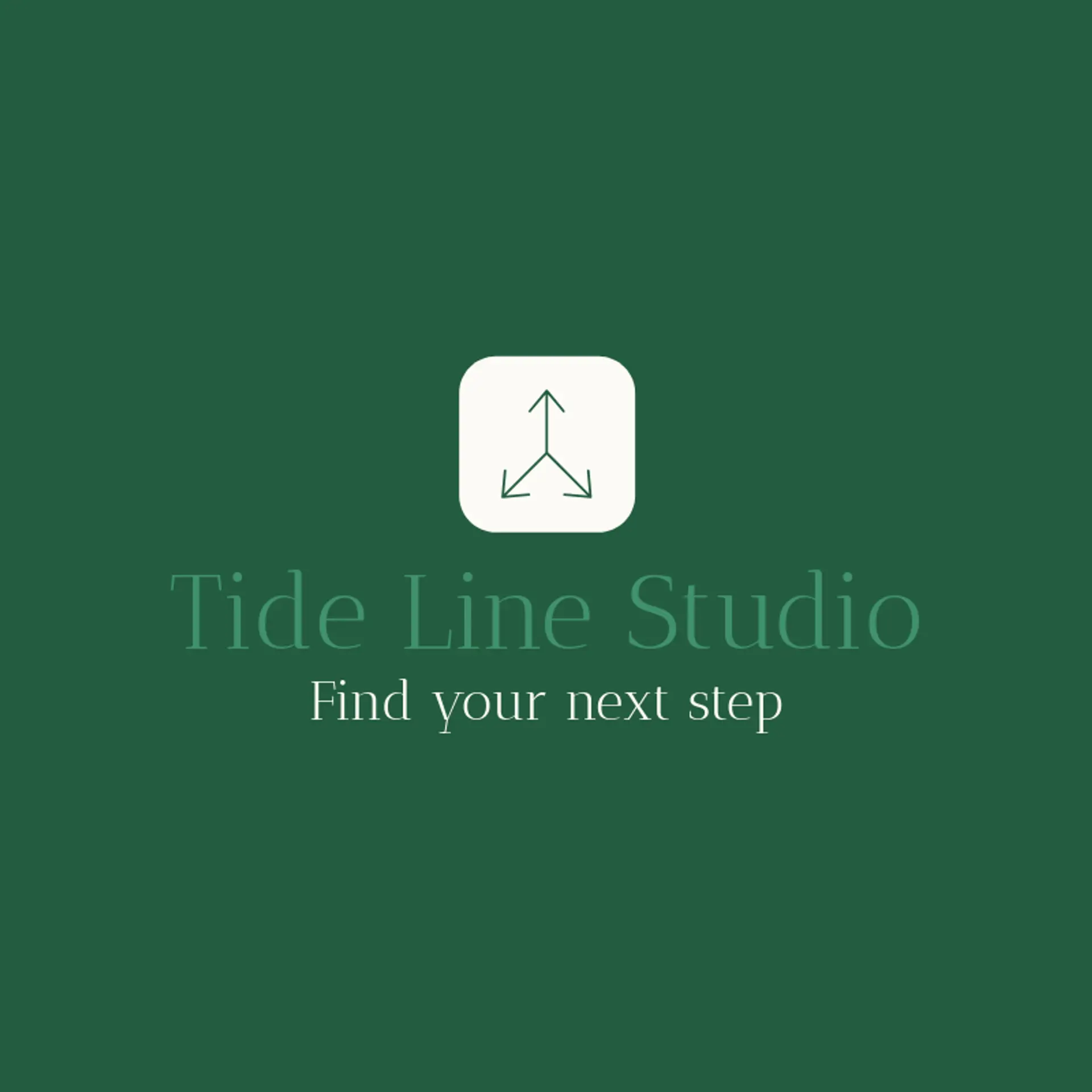 Tide Line Studio logo for flow