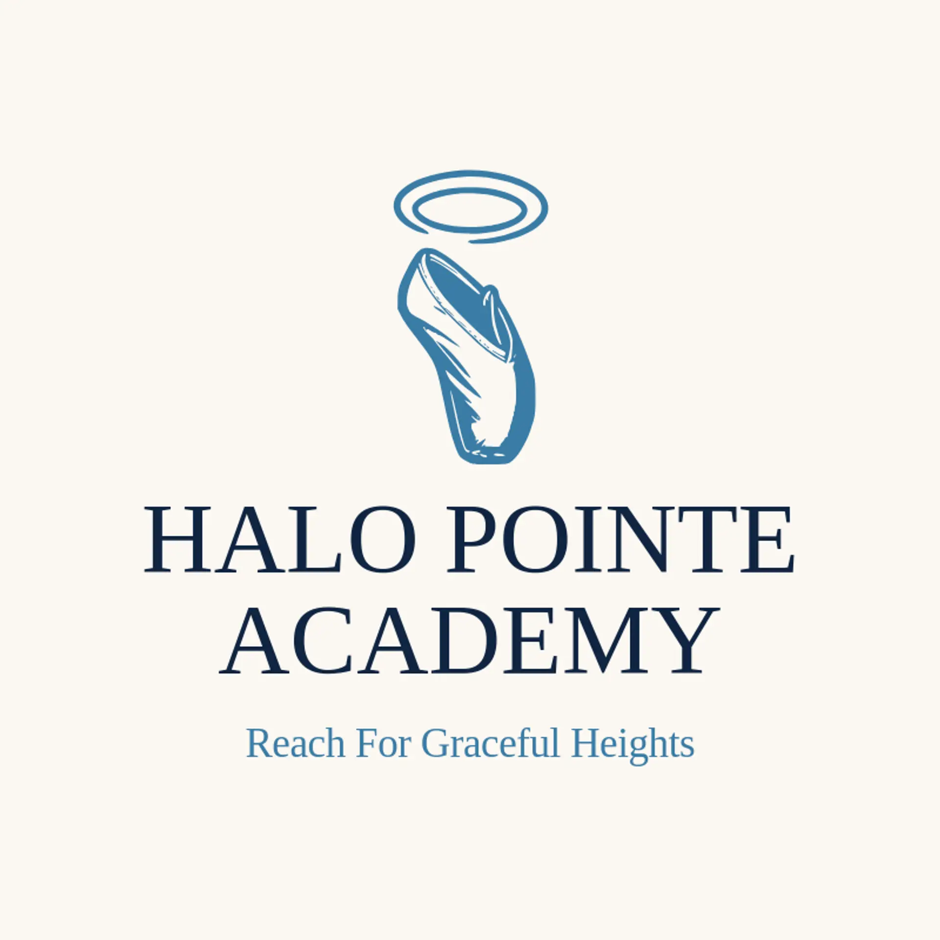 Halo Pointe Academy logo for dance studio