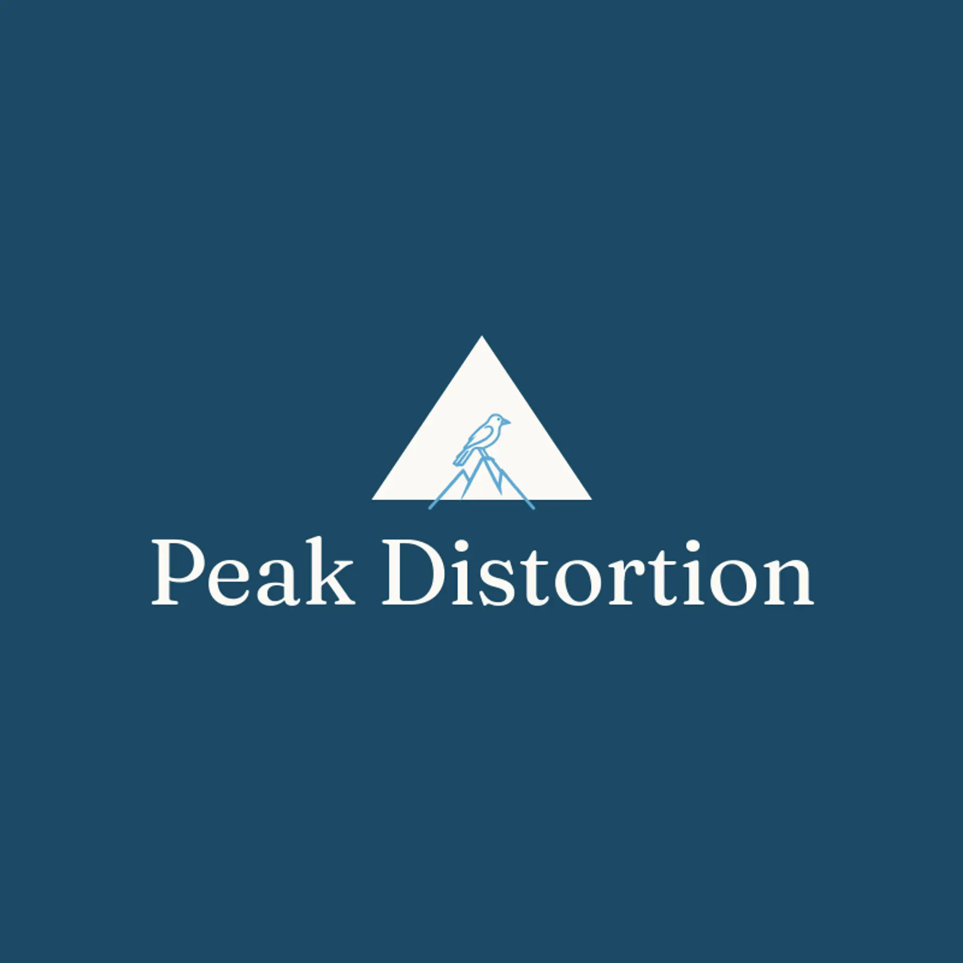Peak Distortion logo for rock