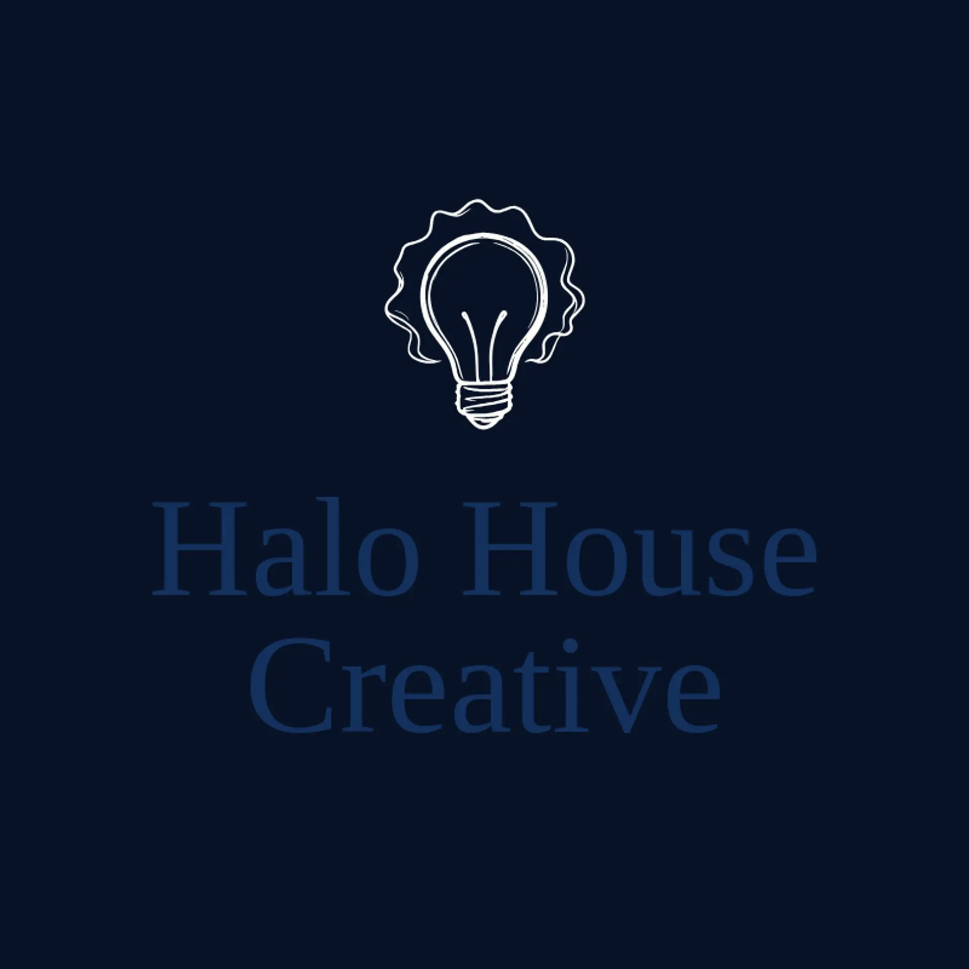Halo House Creative logo for light bulb