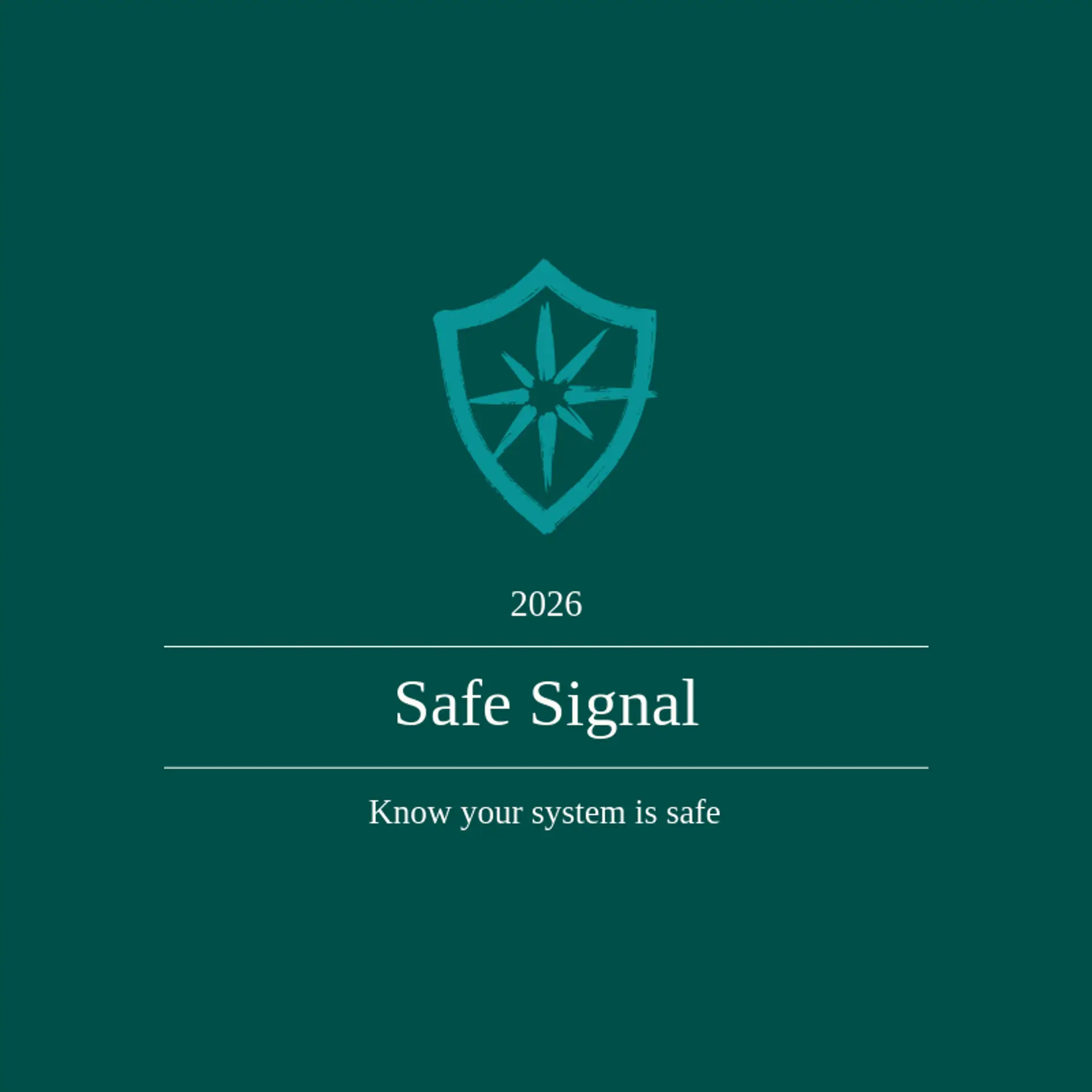 Safe Signal logo for software