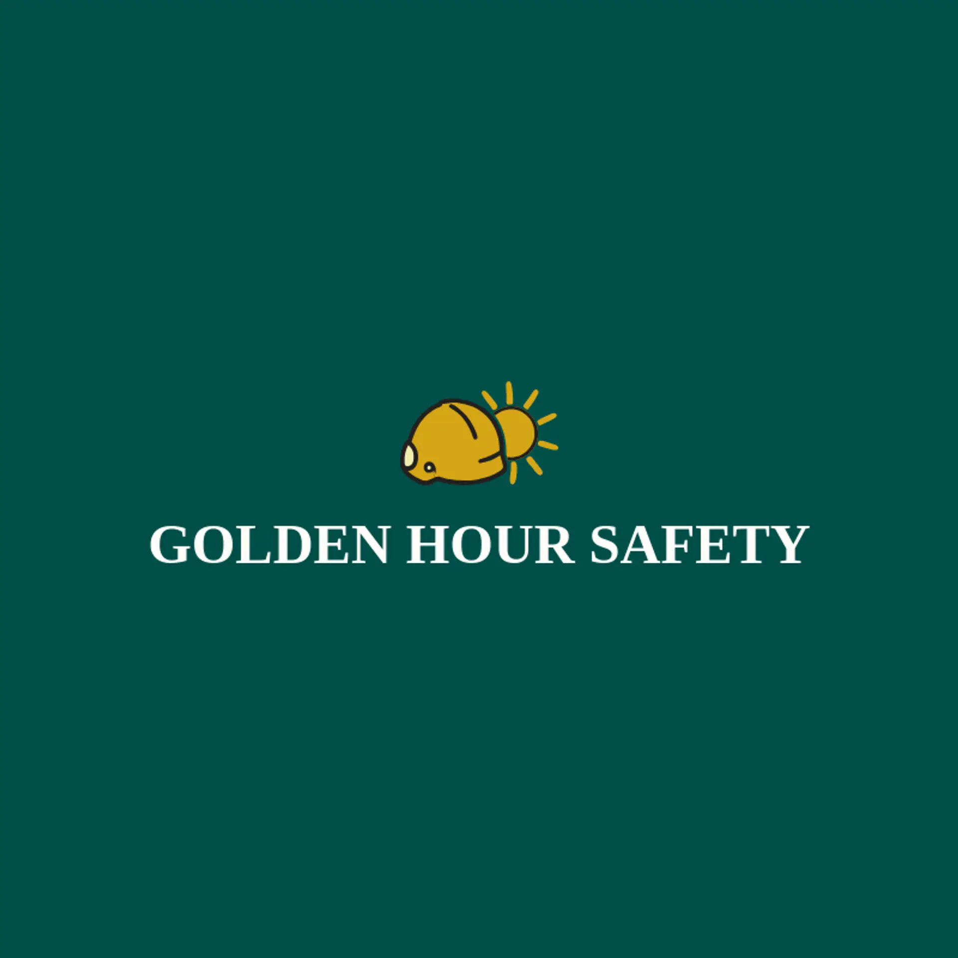 Golden Hour Safety logo for helmet