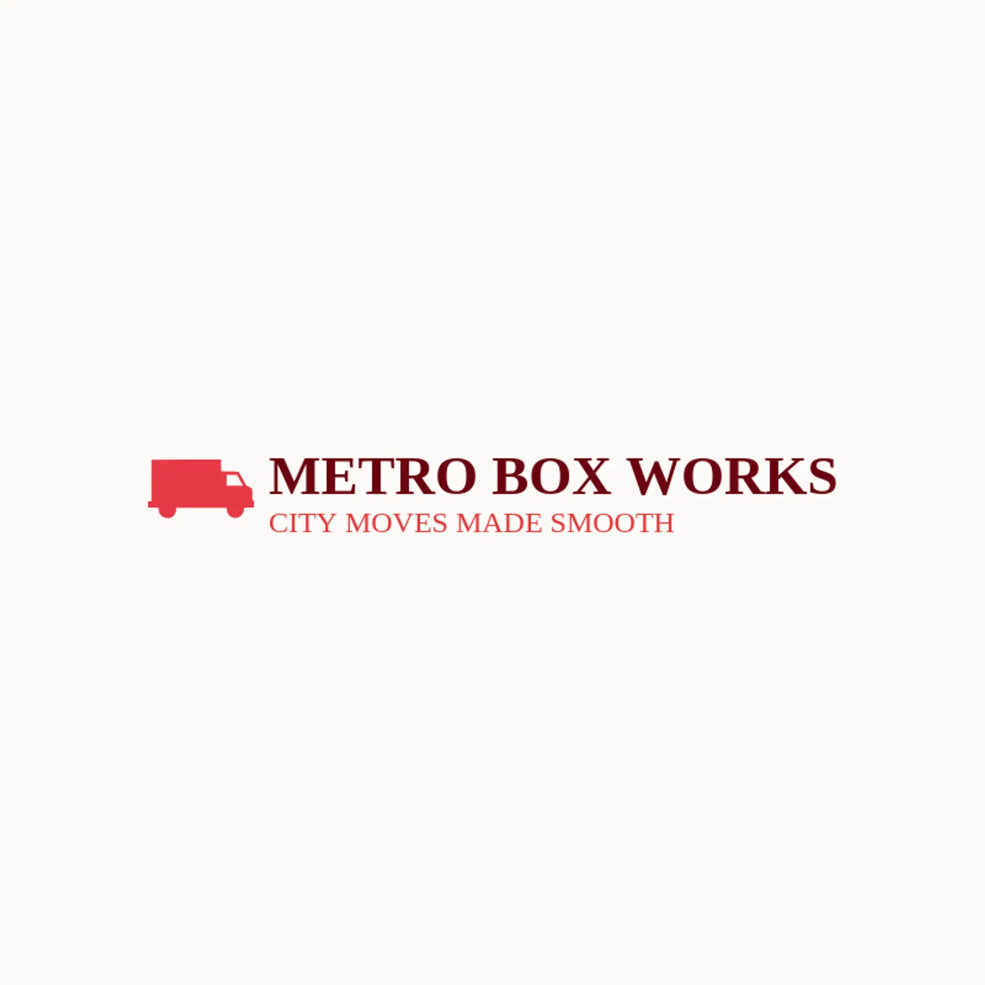 Metro Box Works logo for box truck