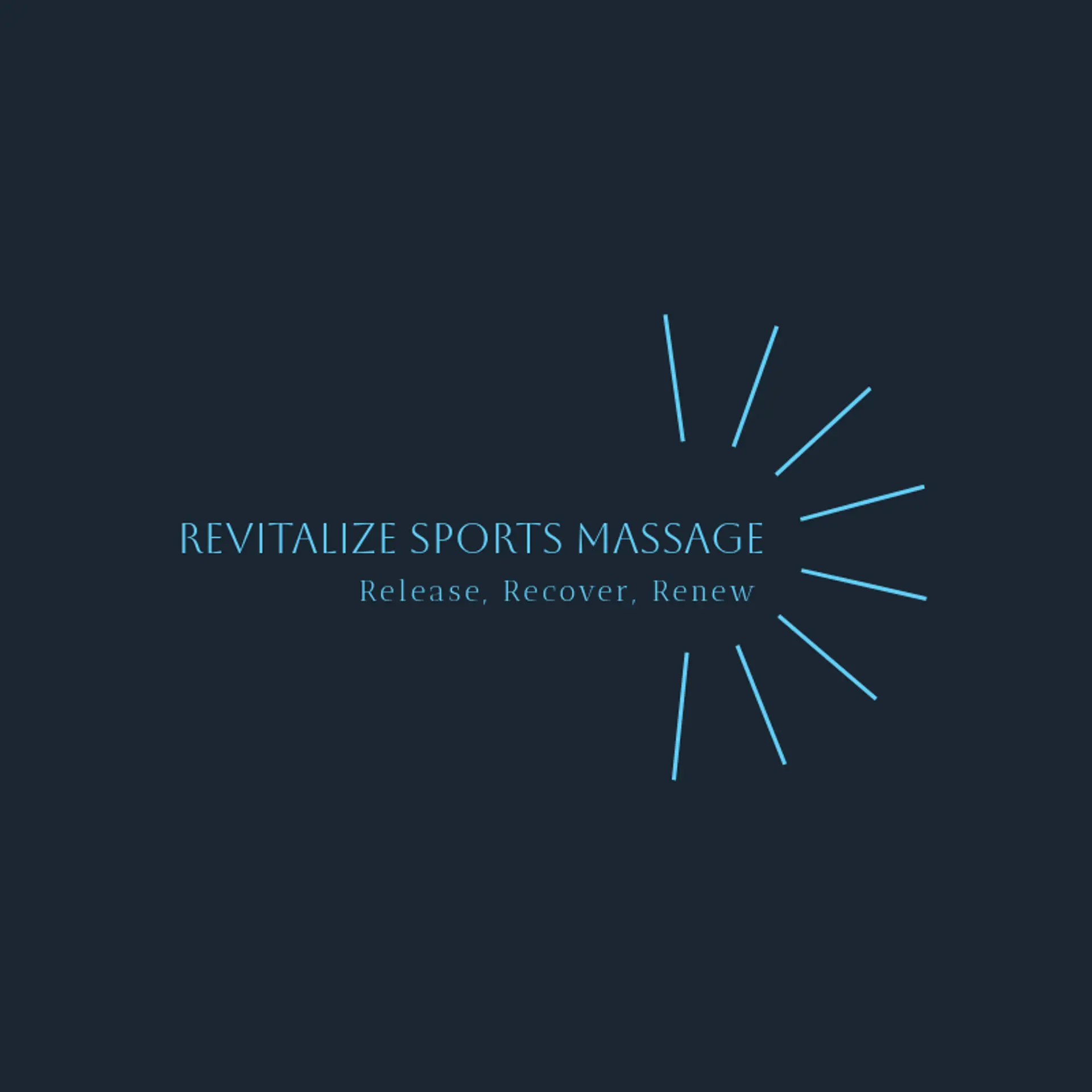 Revitalize Sports Massage logo for sports massage