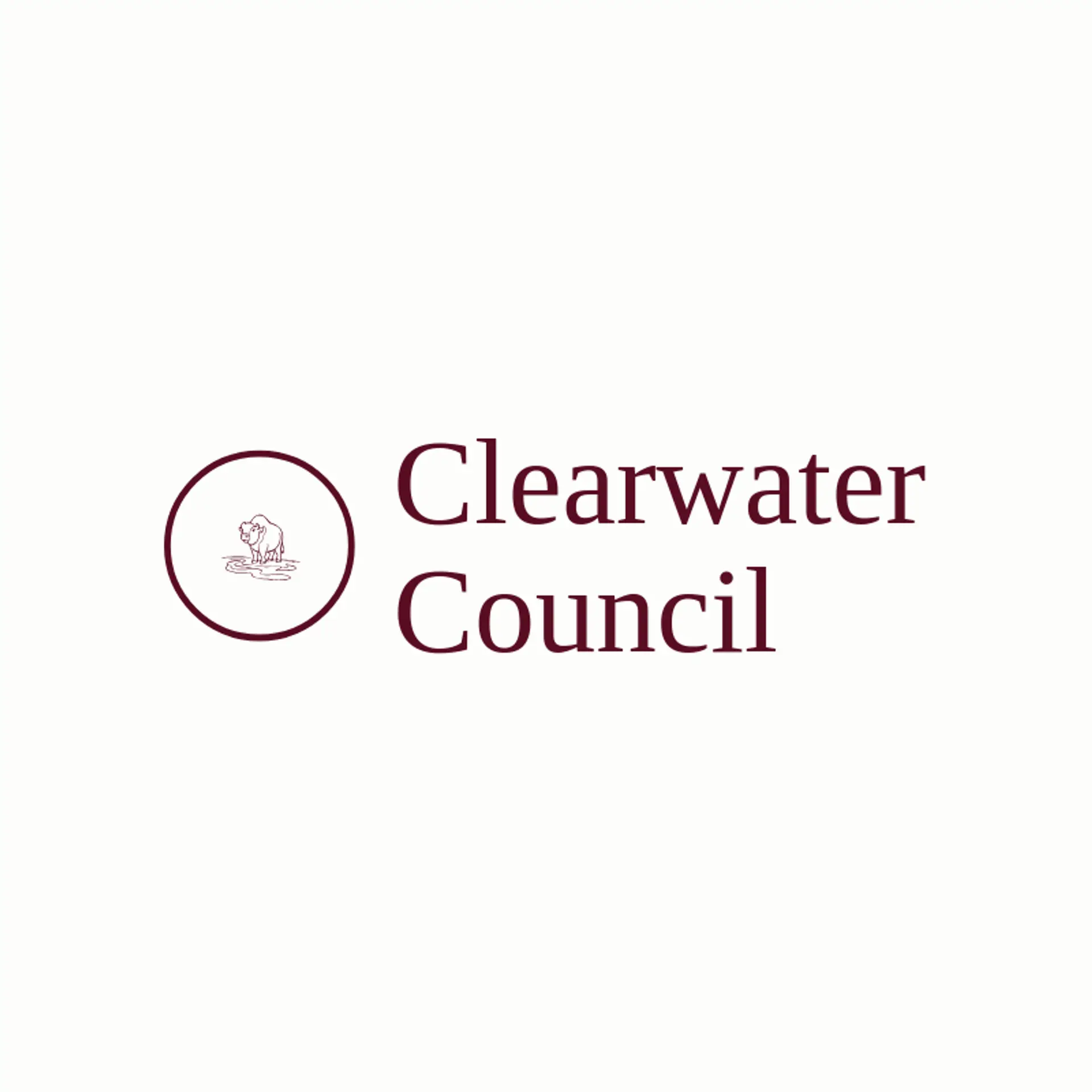 Clearwater Council logo for native american