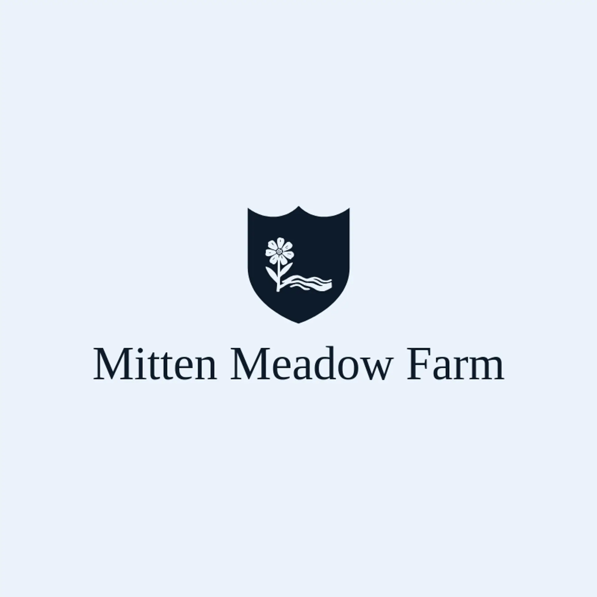 Mitten Meadow Farm logo for michigan