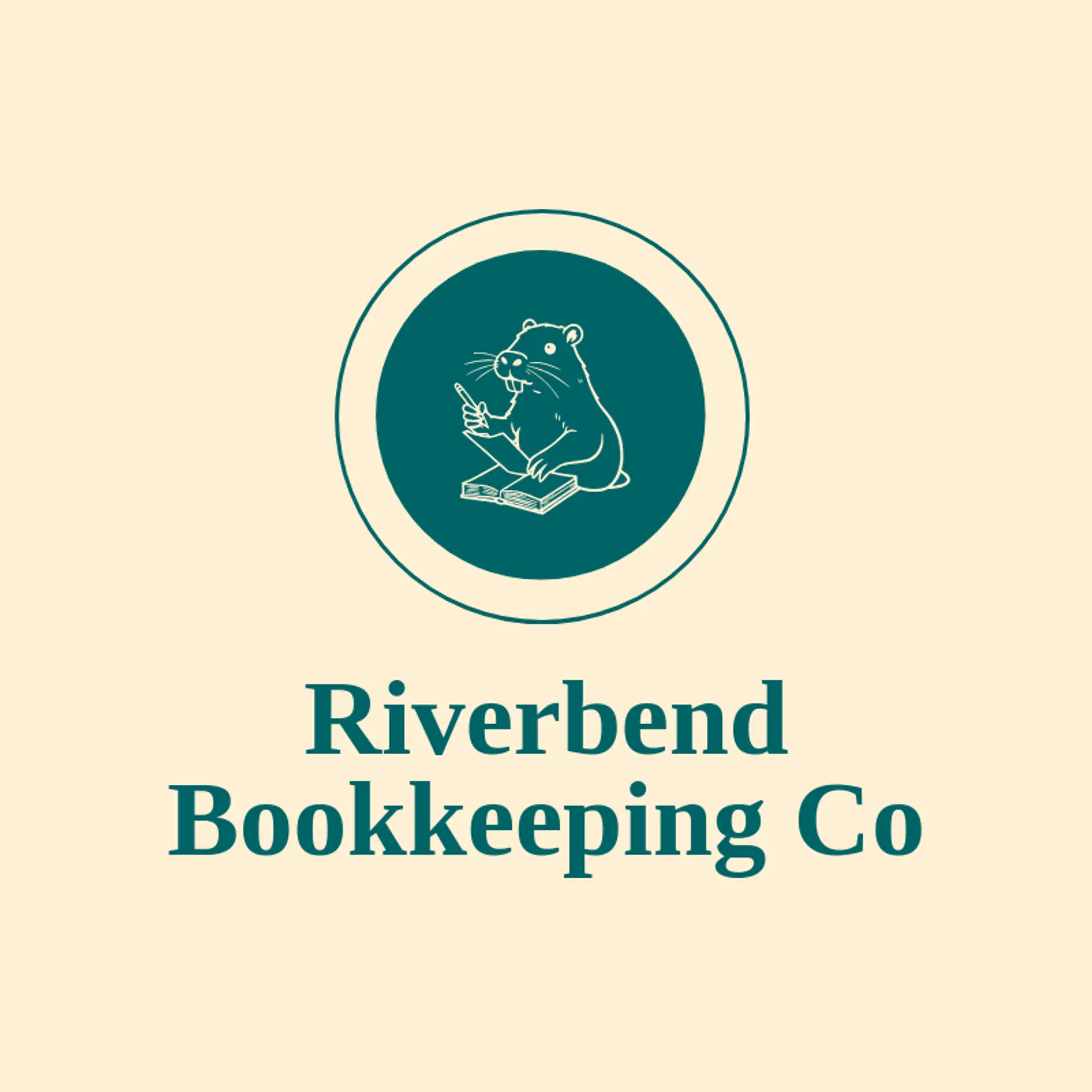 Riverbend Bookkeeping Co logo for ledger