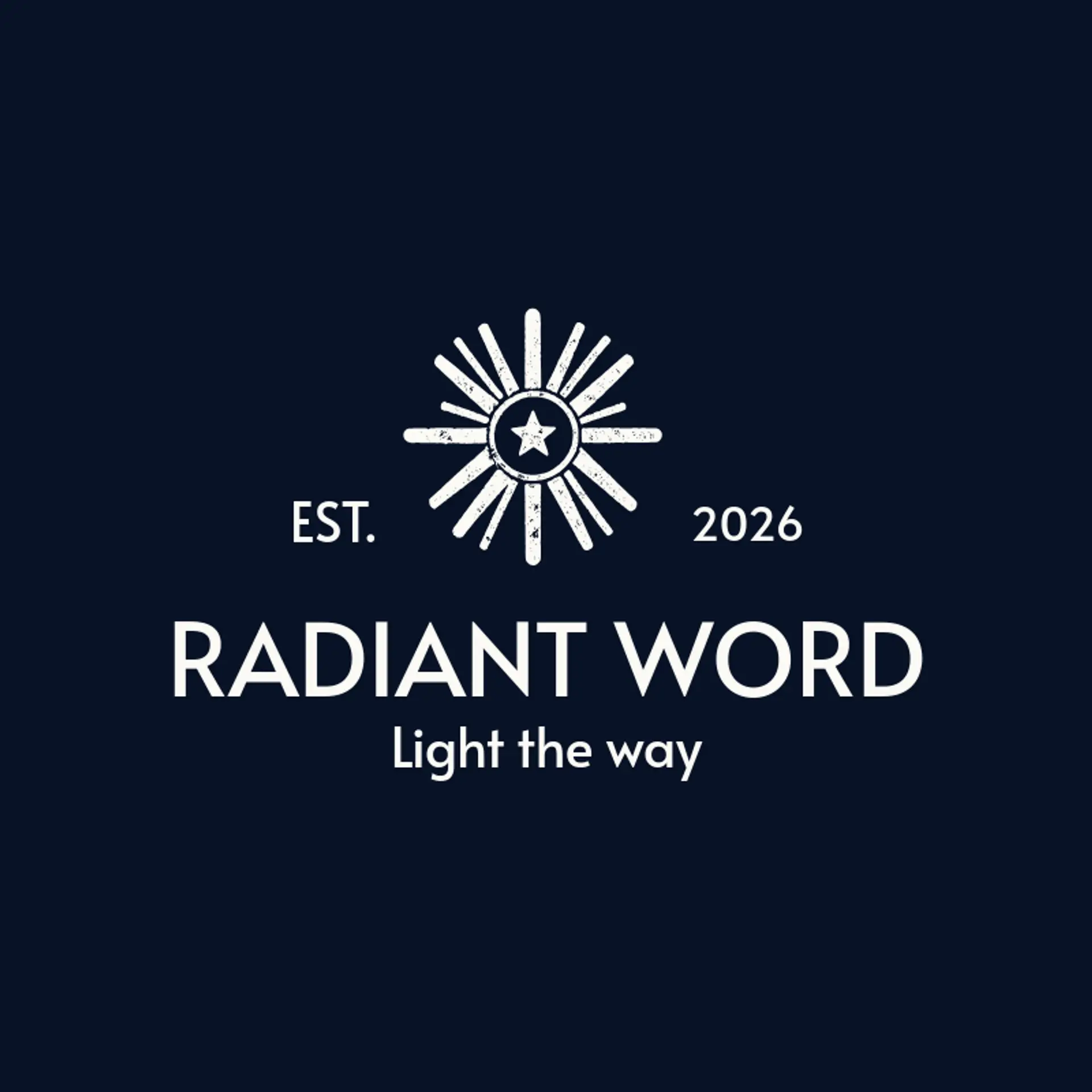 Radiant Word logo for jesus