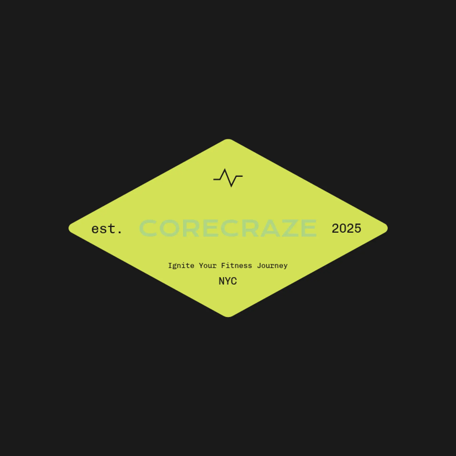 CoreCraze logo for fitness center