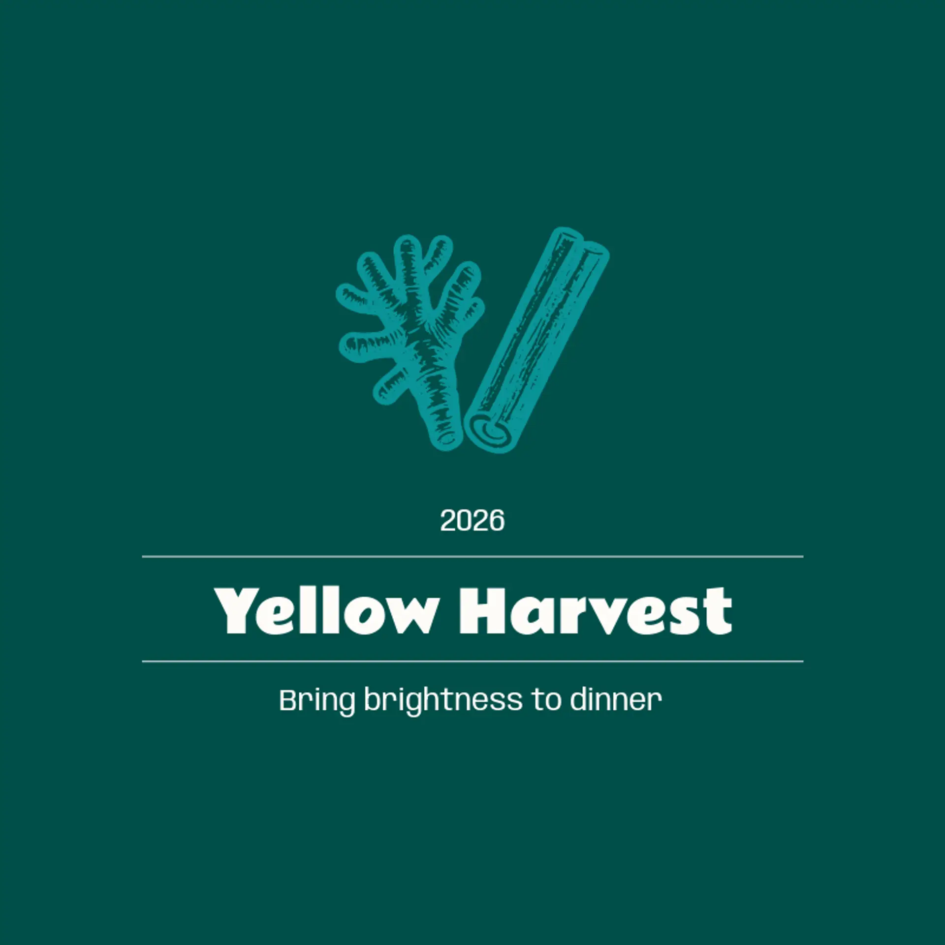Yellow Harvest logo for masala