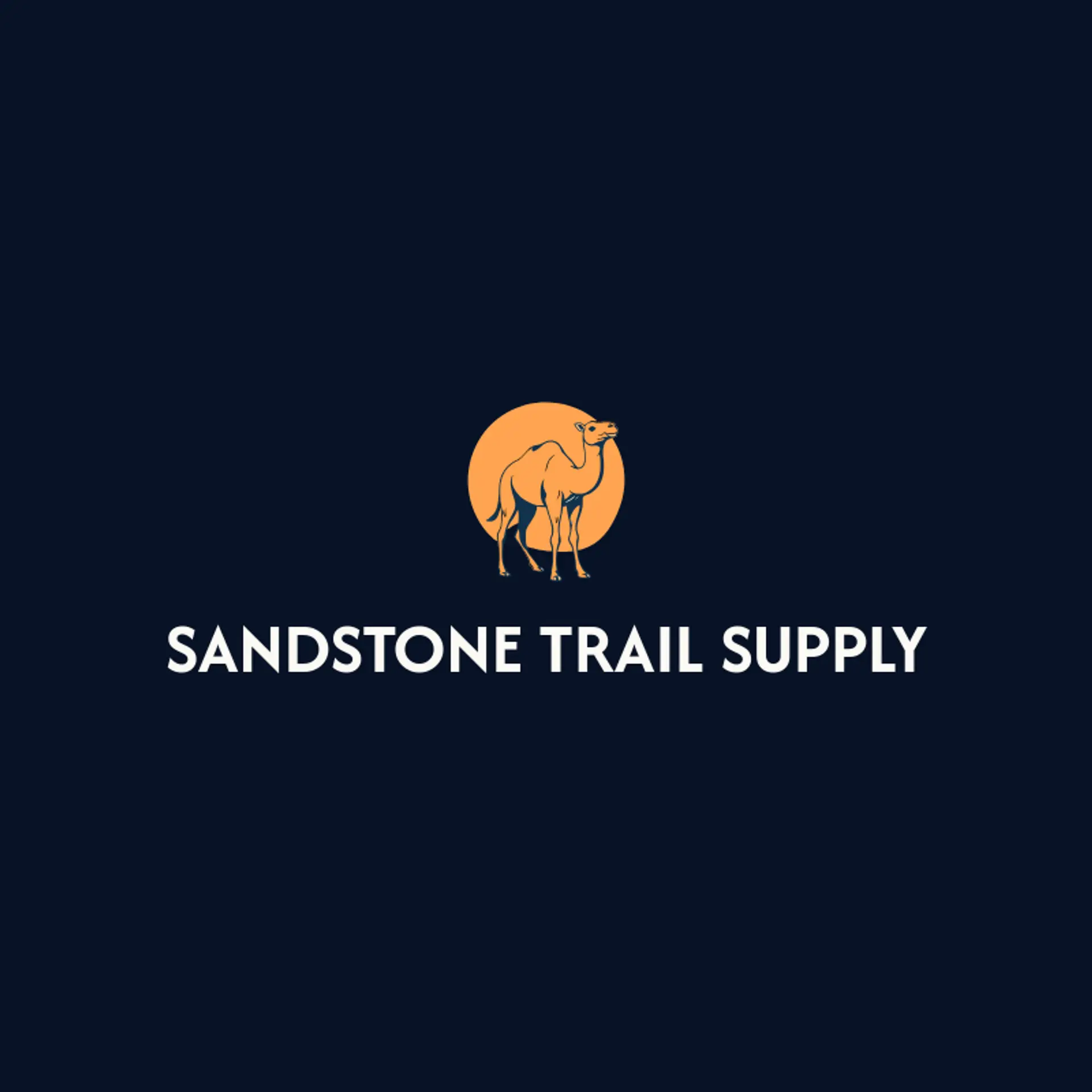 Sandstone Trail Supply logo for camel