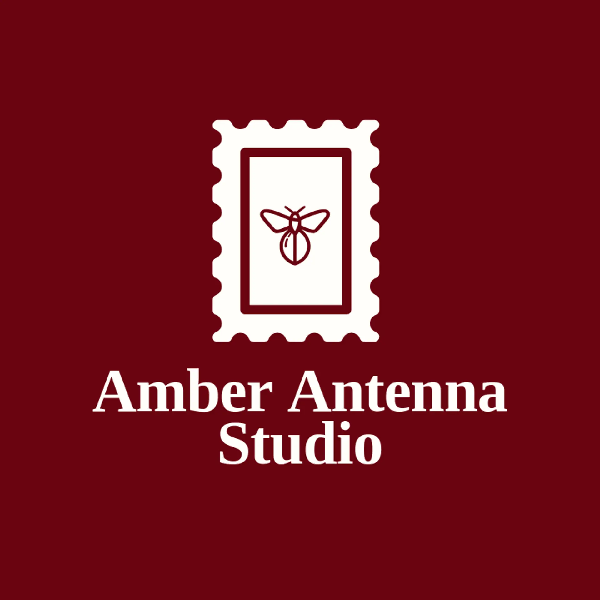 Amber Antenna Studio logo for moth