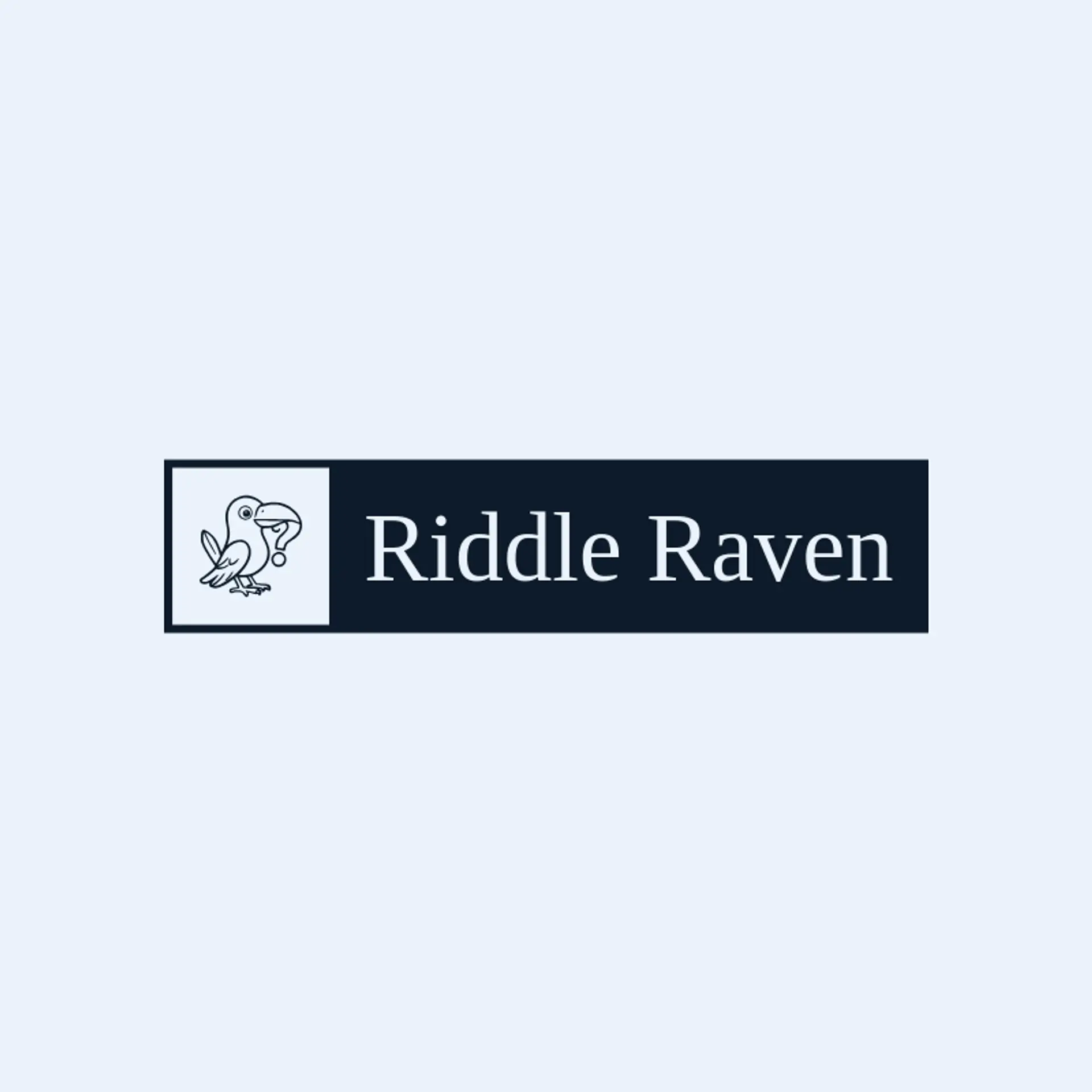 Riddle Raven logo for evil