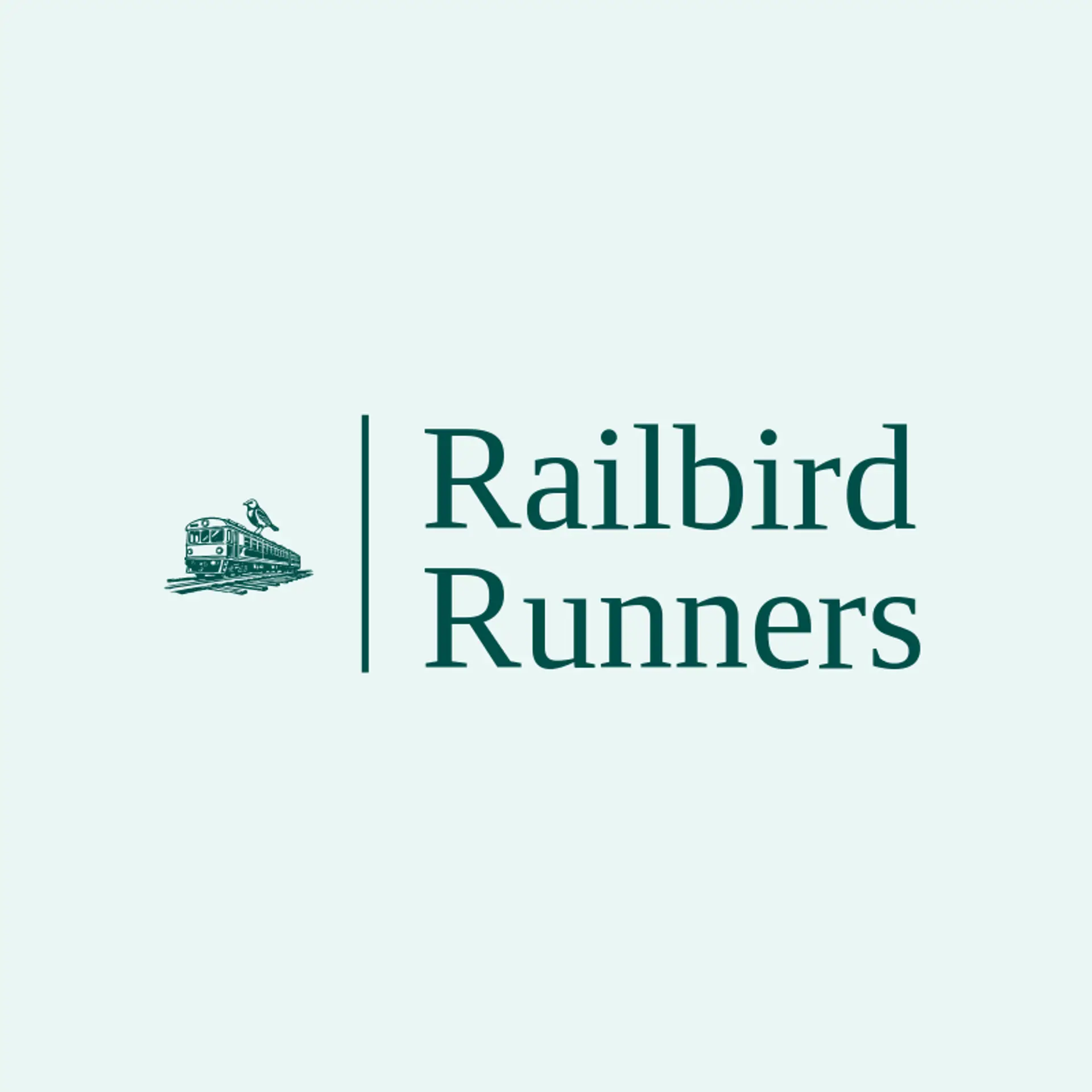 Railbird Runners logo for transportation