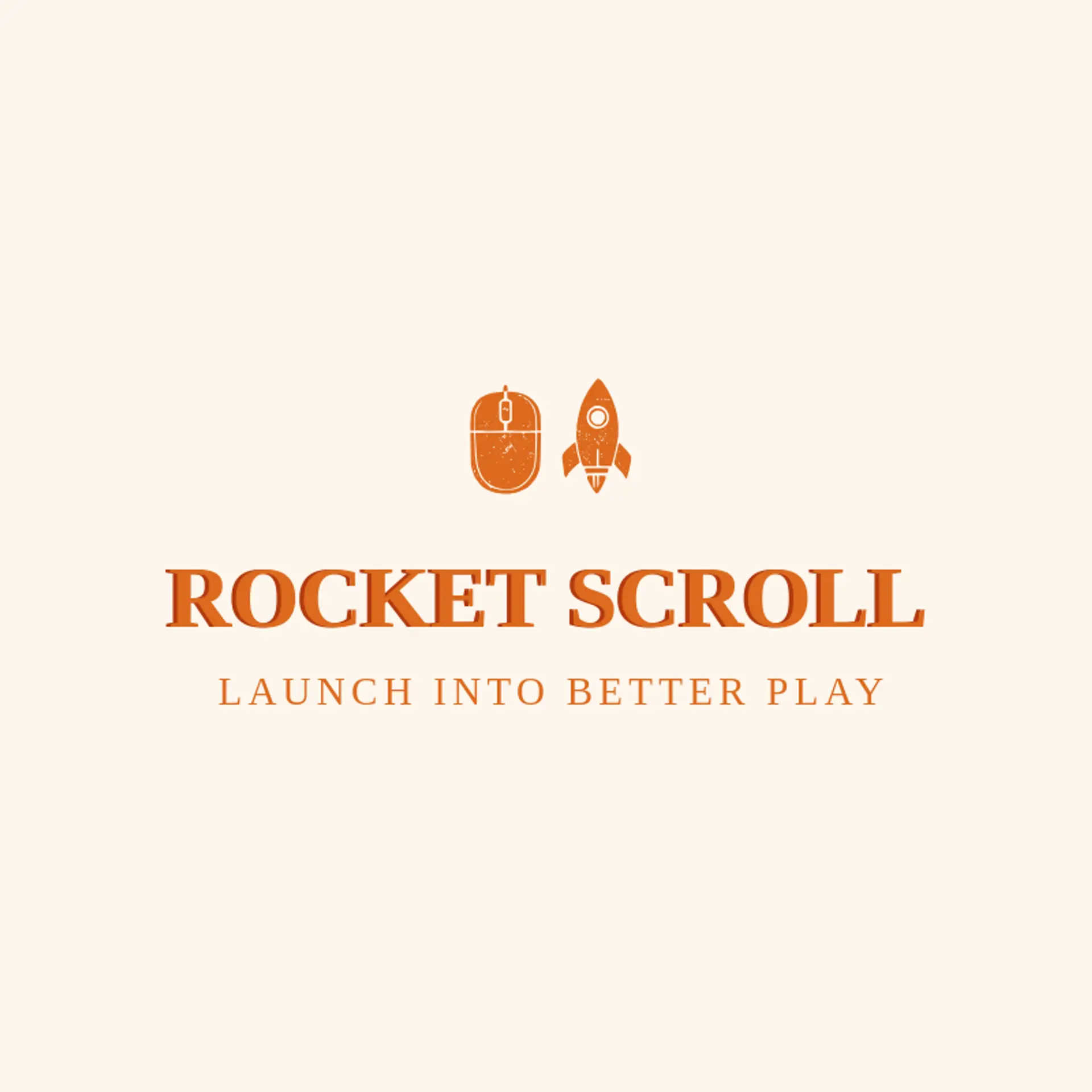 Rocket Scroll logo for mouse