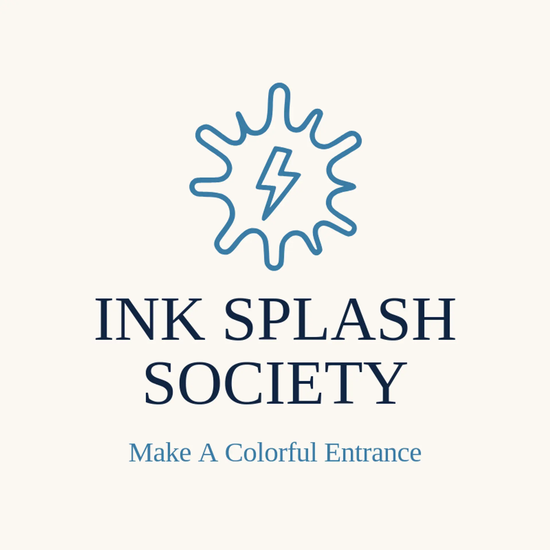 Ink Splash Society logo for comic