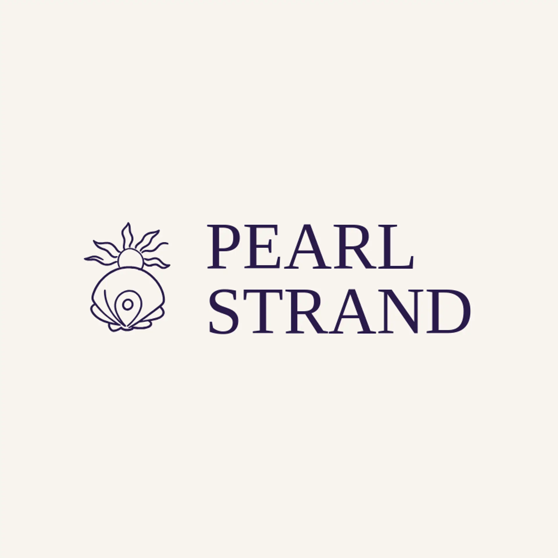 Pearl Strand logo for beach